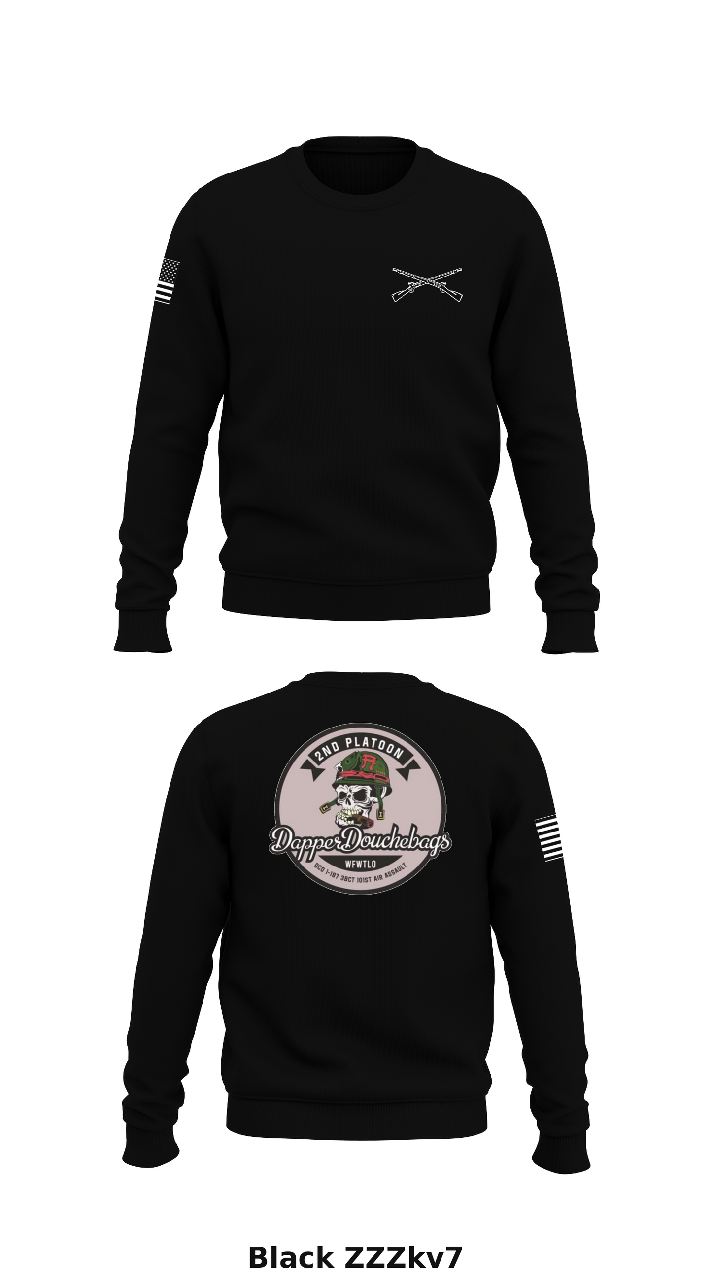 D co 1-187 3BCT Store 1 Core Men's Crewneck Performance Sweatshirt - ZZZkv7
