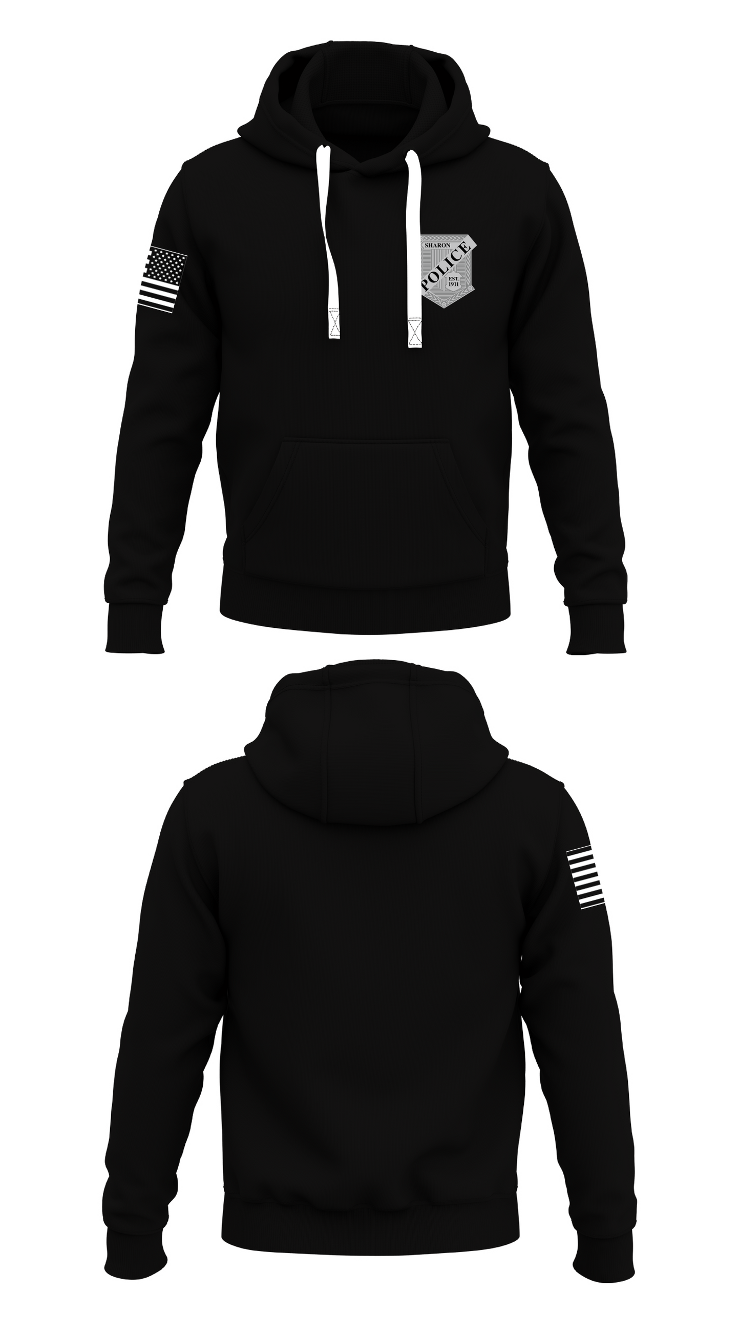 Sharon Police Store 1 Core Men's Hooded Performance Sweatshirt - 61170304126