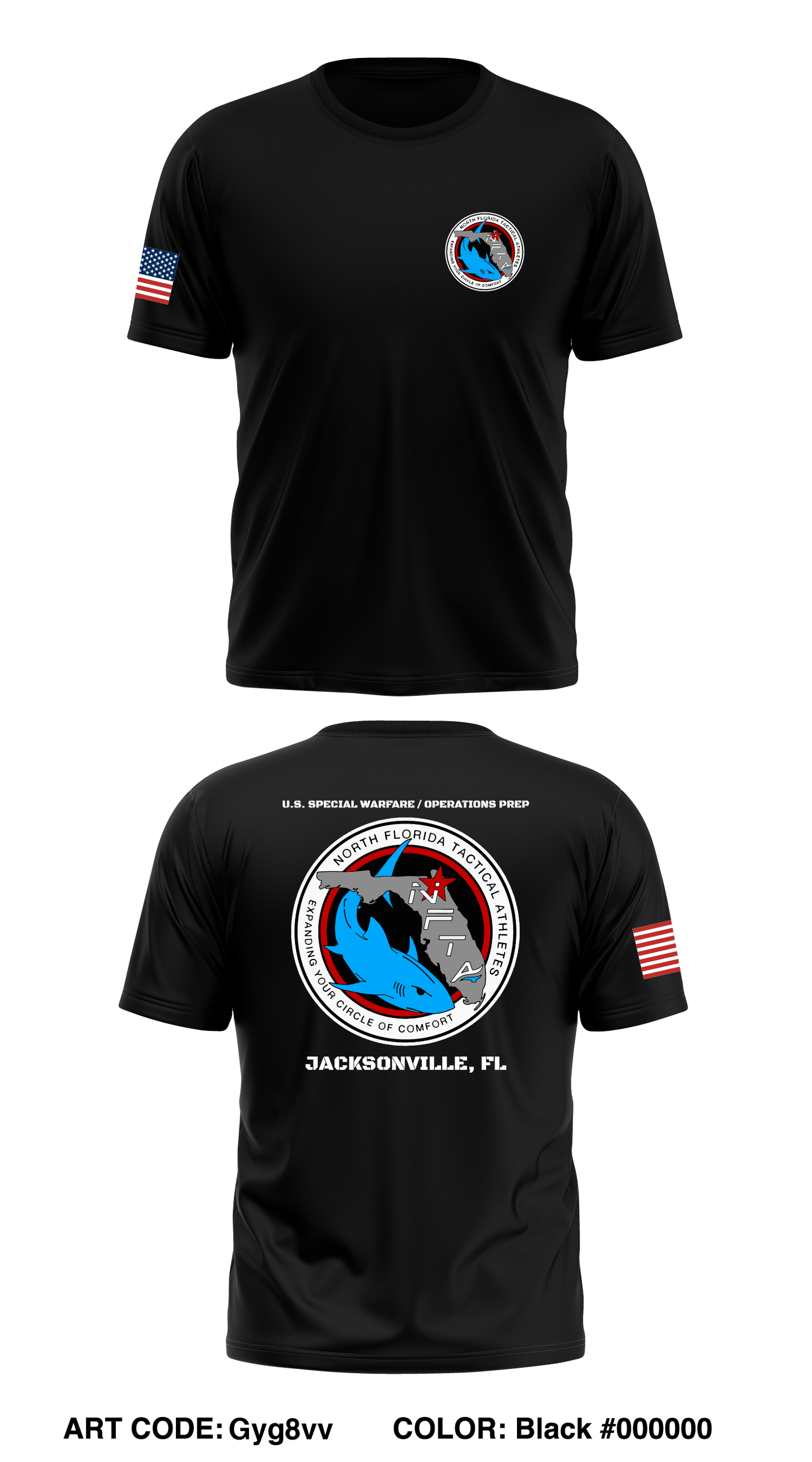 North Florida Tactical Athletes Store 1 Core Men's SS Performance Tee - Gyg8vv