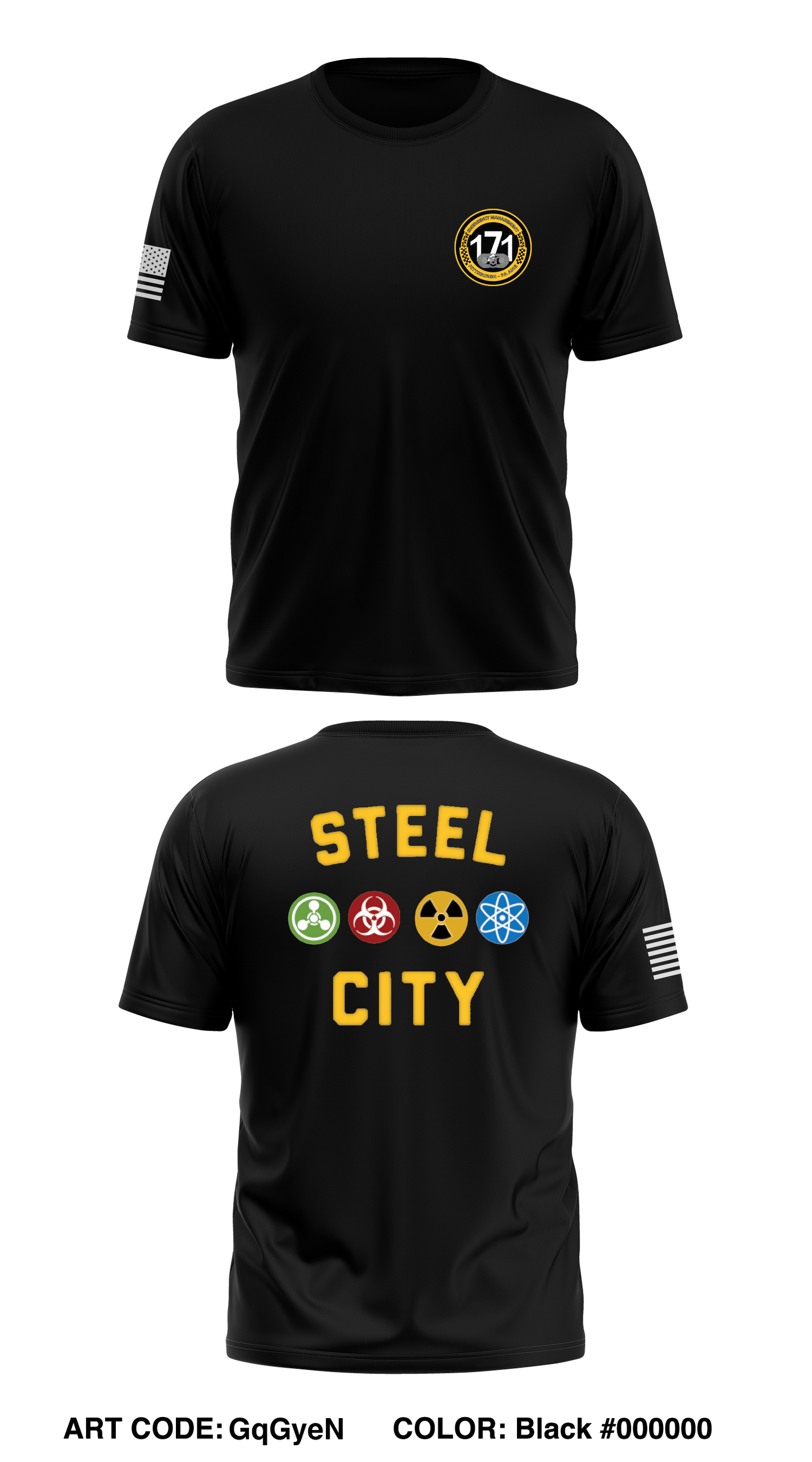 171 CES/CEX Store 1 Core Men's SS Performance Tee - GqGyeN