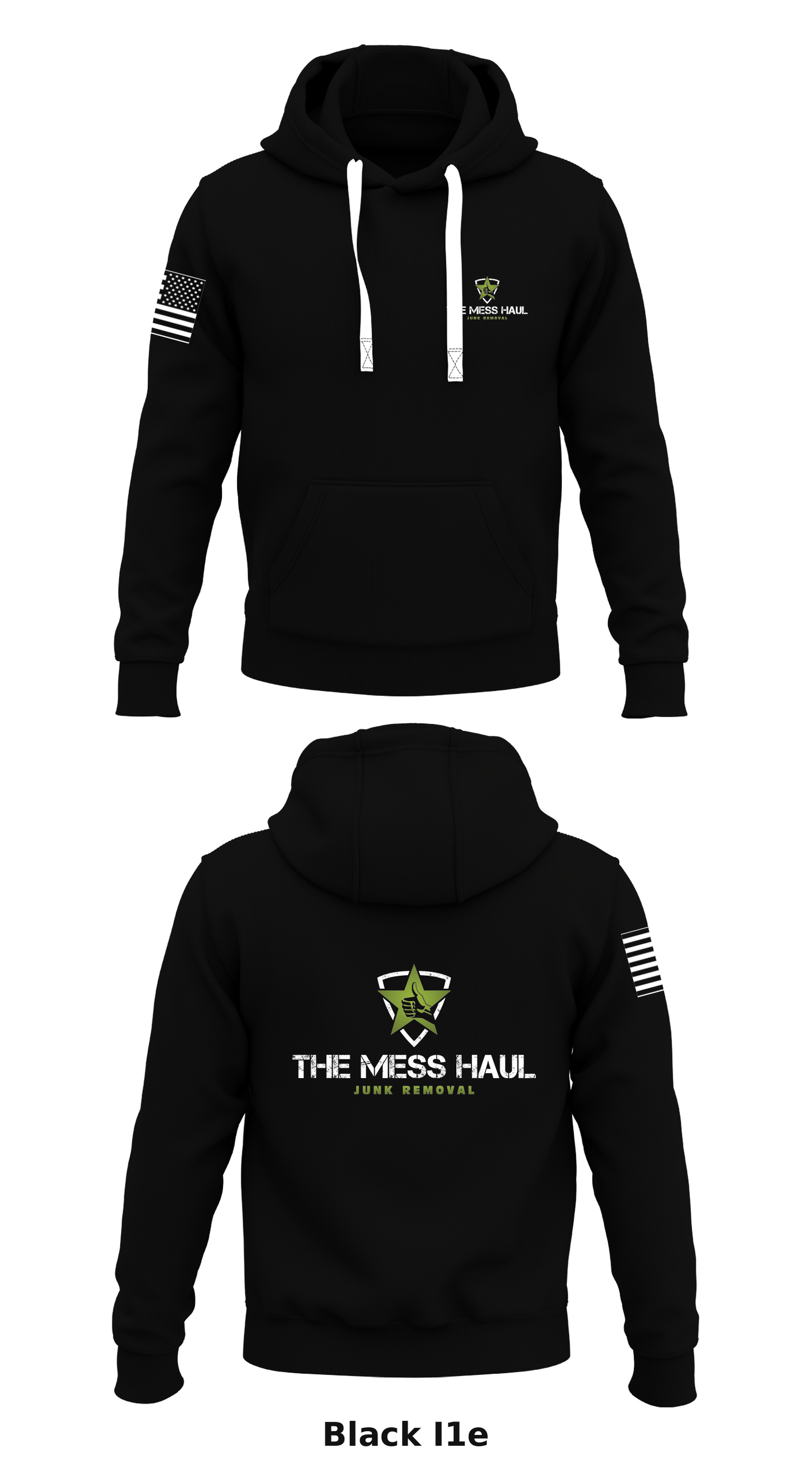 Mess Haul Store 1 Core Men's Hooded Performance Sweatshirt - I1e