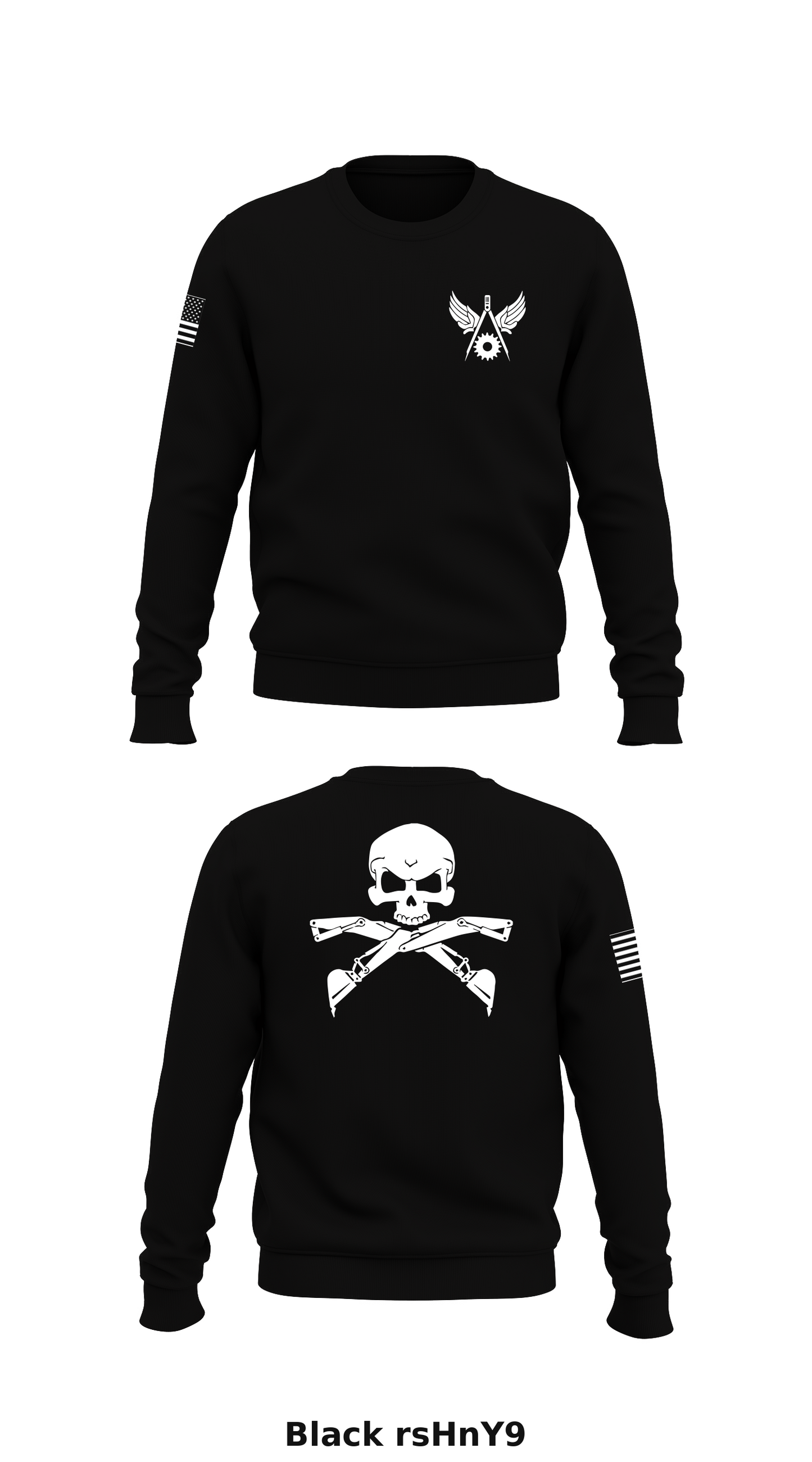 USAF Dirtboyz Store 1 Core Men's Crewneck Performance Sweatshirt - rsHnY9