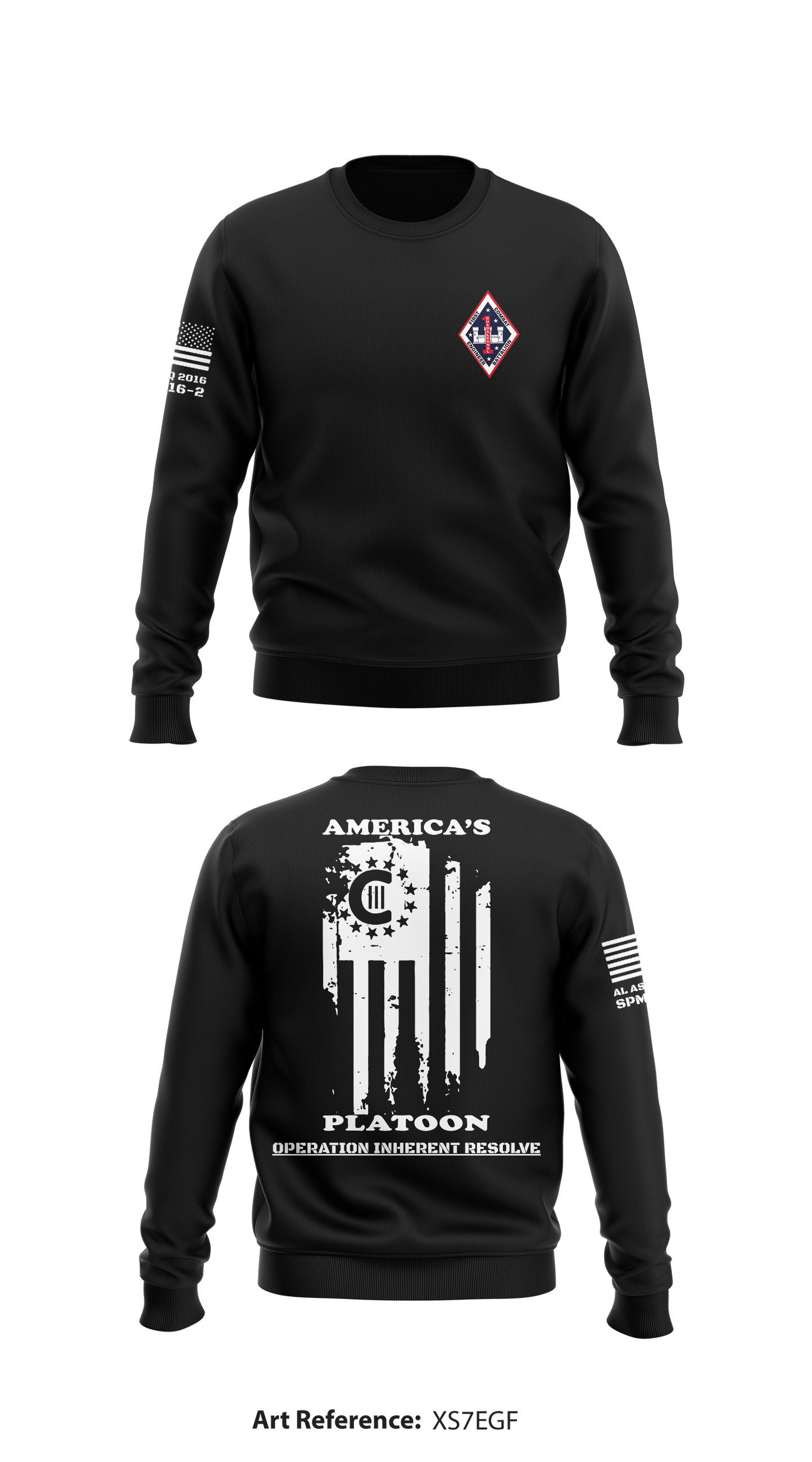 1st Combat Engineer Battalion Store 1 Core Men's Crewneck Performance Sweatshirt - Xs7EGf