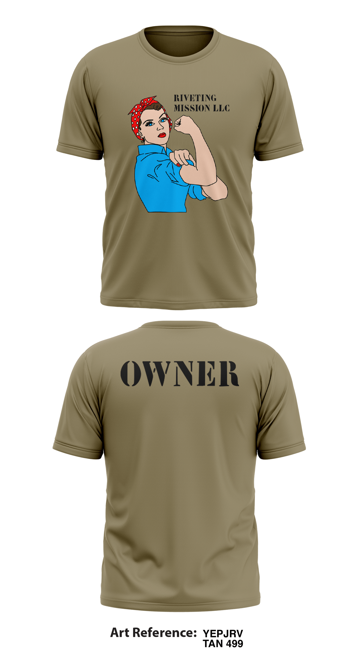 RIVETING MISSION LLC STORE 1 Core Men's SS Performance Tee - yepjrV