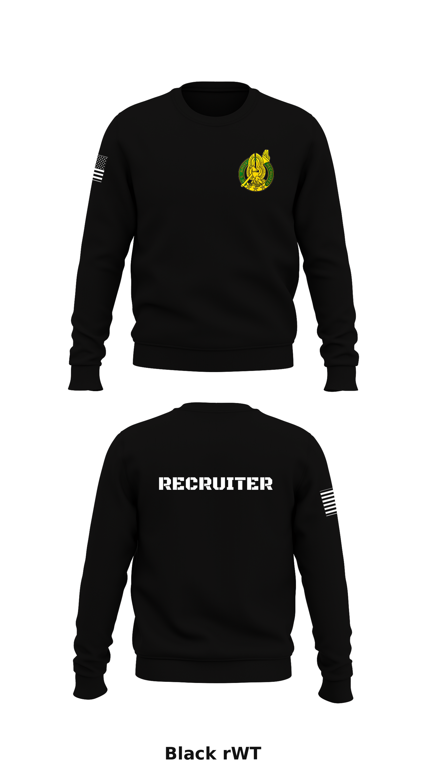 Recruiter Store 1 Core Men's Crewneck Performance Sweatshirt - rWT