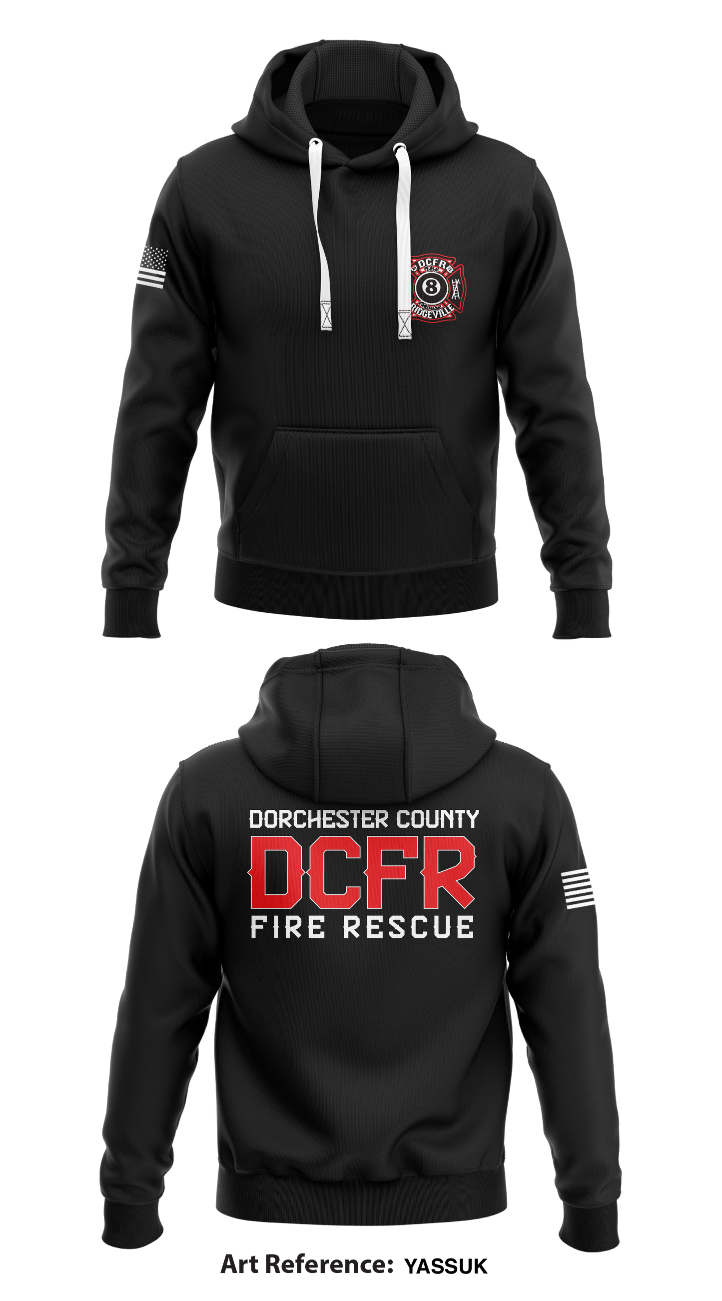Dorchester County Fire Rescue Store 1 Core Men's Hooded Performance Sweatshirt - yaSsUk