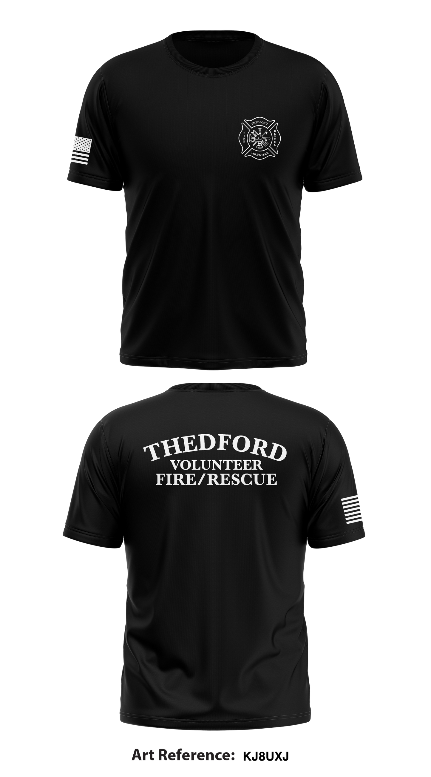 Thedford Volunteer Fire Rescue Store 1 Core Men's SS Performance Tee - kj8uXj