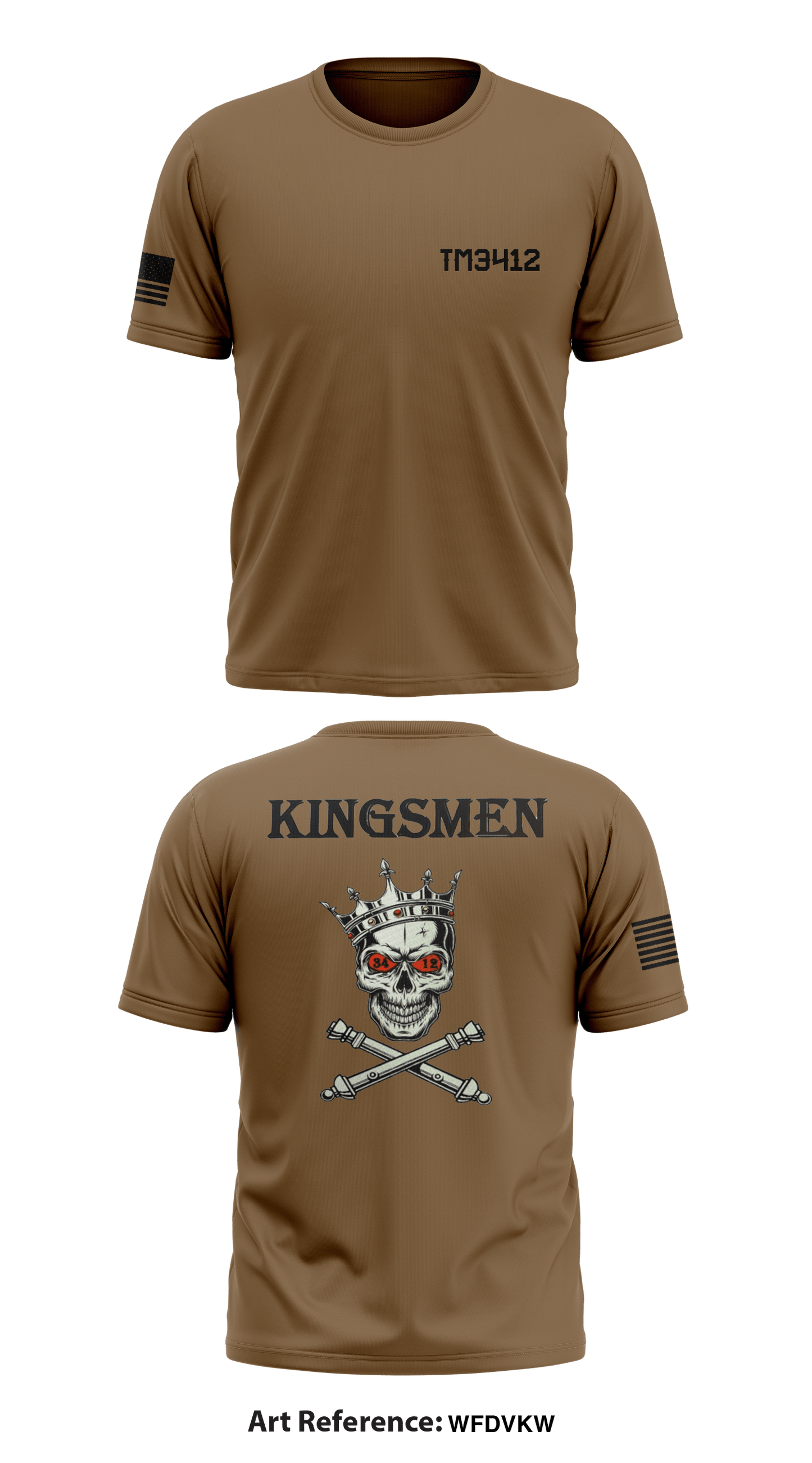 KINGSMEN Store 1 Core Men's SS Performance Tee - WfDvkW