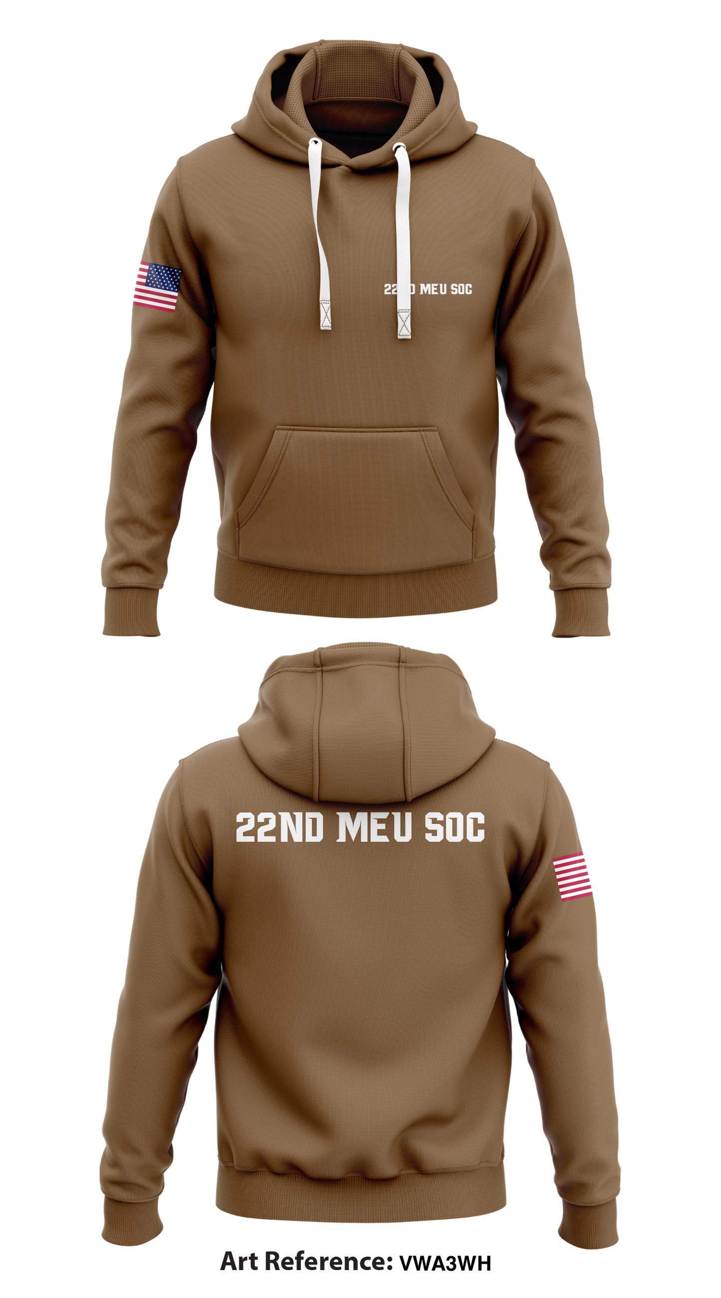 22nd MEU SOC Store 1 Core Men's Hooded Performance Sweatshirt - vWa3Wh
