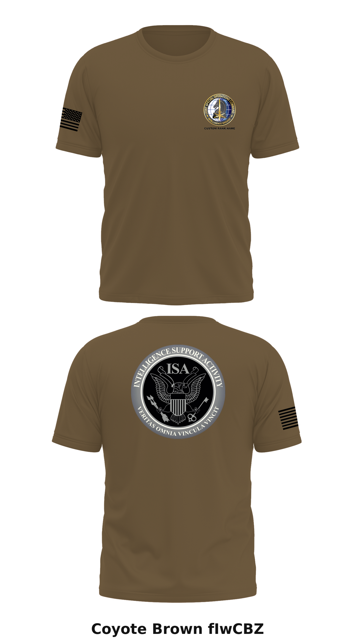 CUSTOM Army Special Operations Command Store 1 Core Men's SS Performance Tee - fIwCBZ