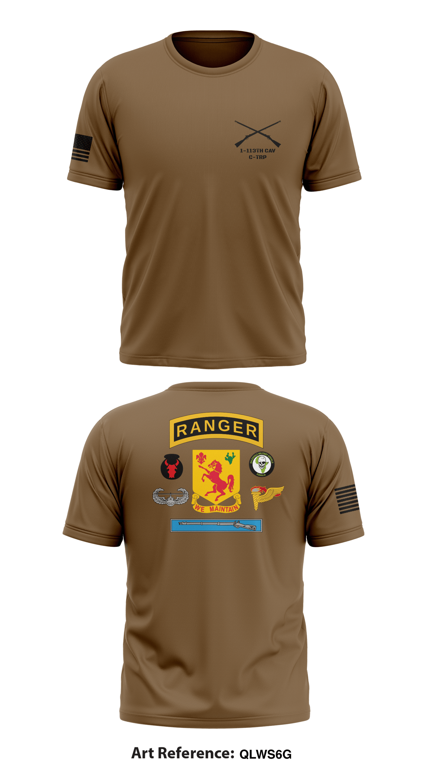 1-113th CAV C-TRP Store 1 Core Men's SS Performance Tee - QLWS6G