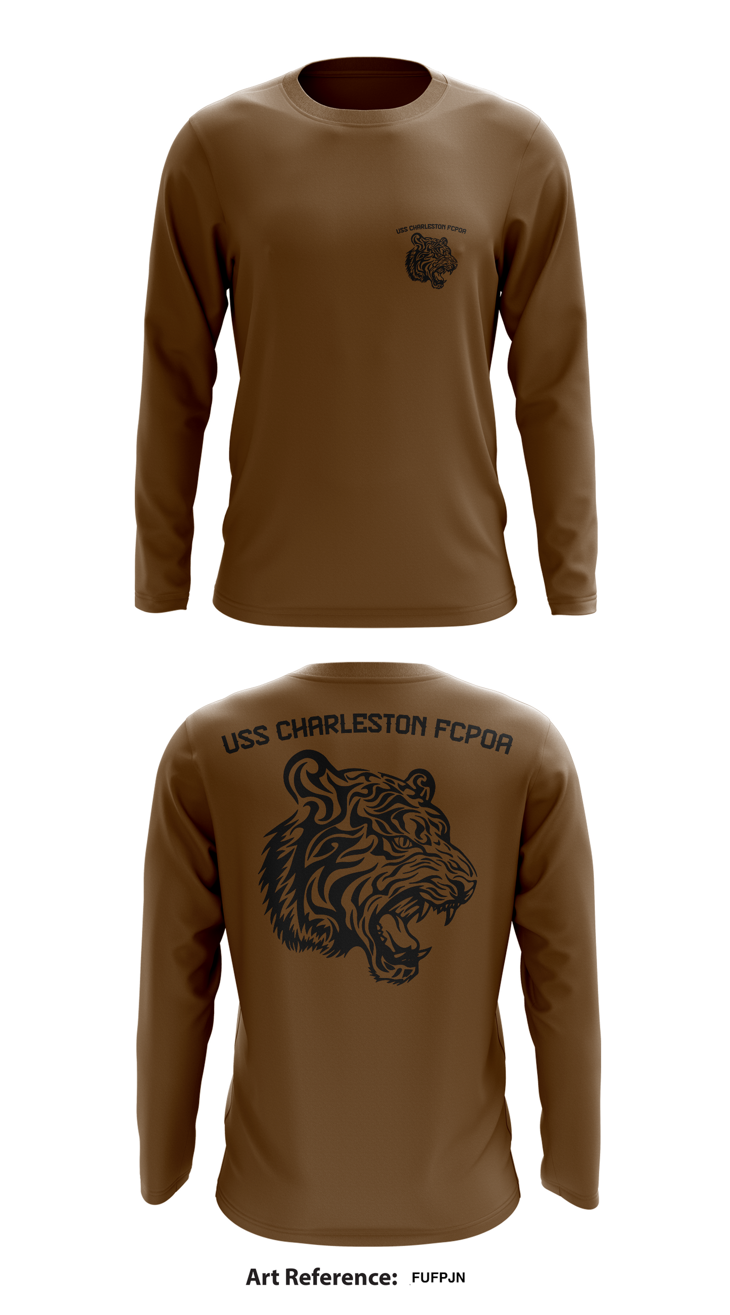 USS CHARLESTON FCPOA Store 1 Core Men's LS Performance Tee - FufpJN
