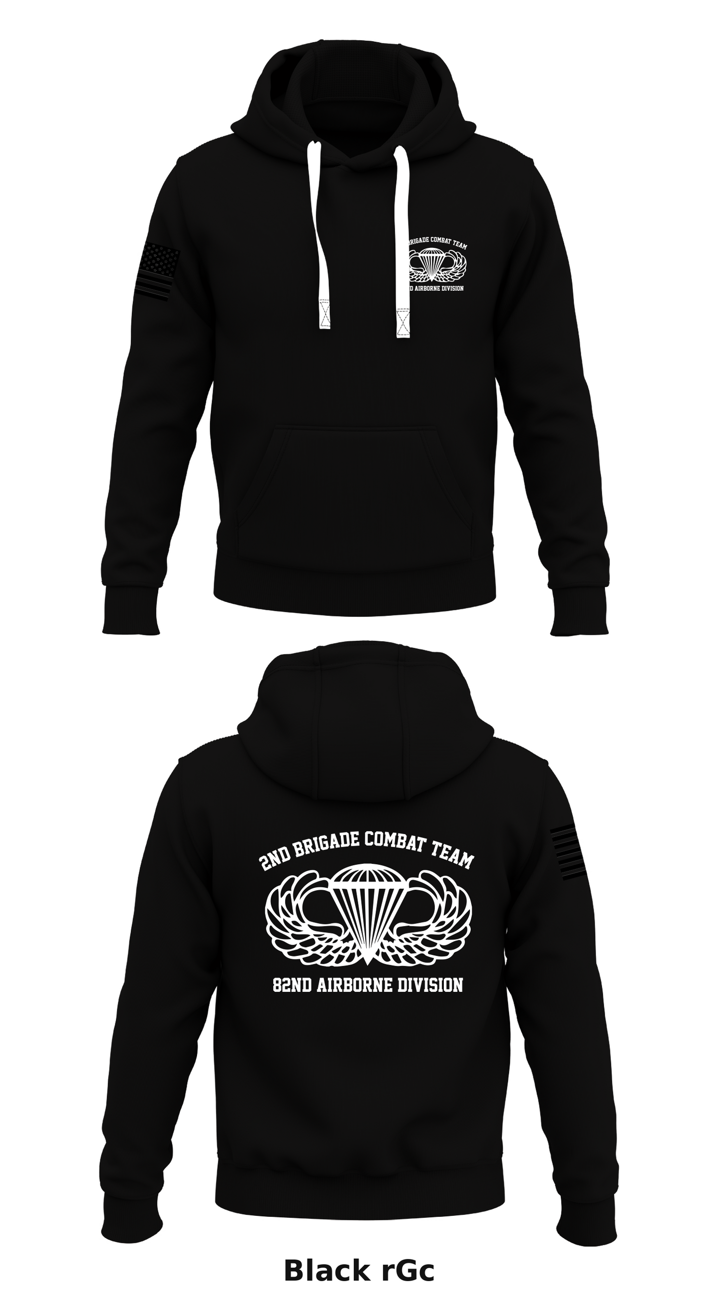 2nd Brigade Combat Team, 82nd Airborne Division Store 1 Core Men's Hooded Performance Sweatshirt - rGc