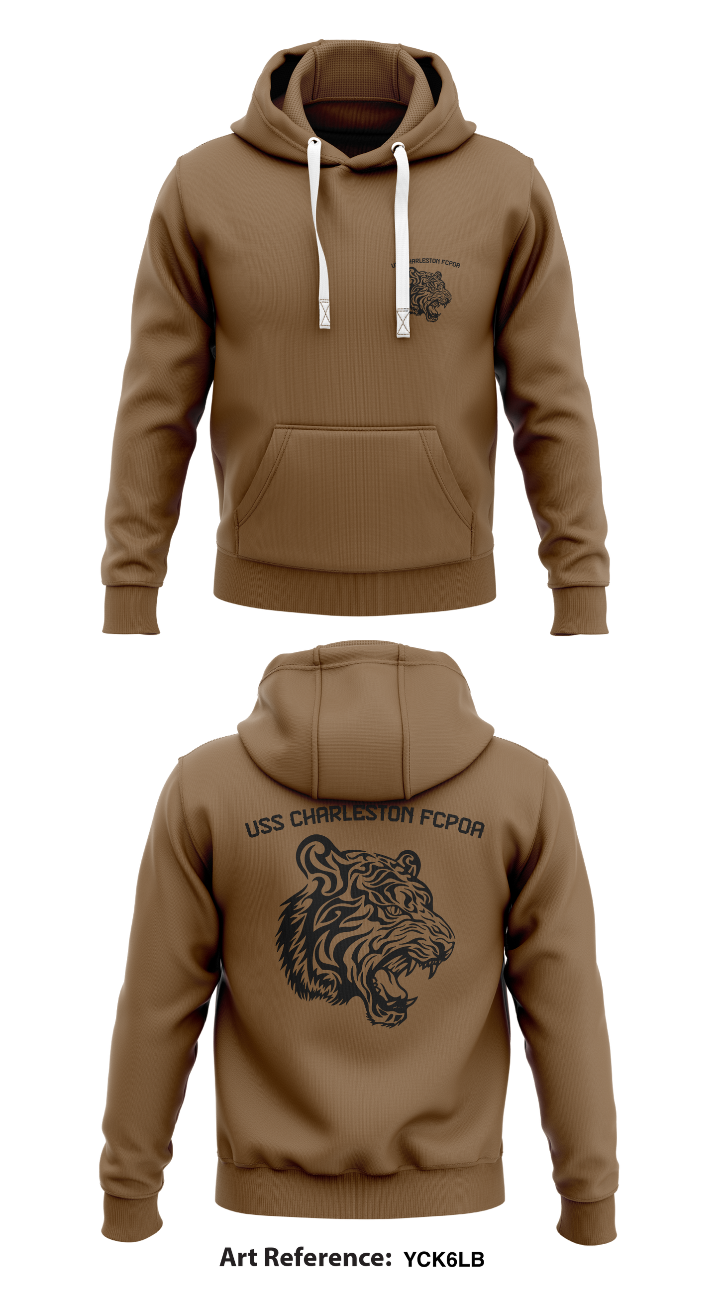 USS CHARLESTON FCPOA Store 1 Core Men's Hooded Performance Sweatshirt - yCk6LB