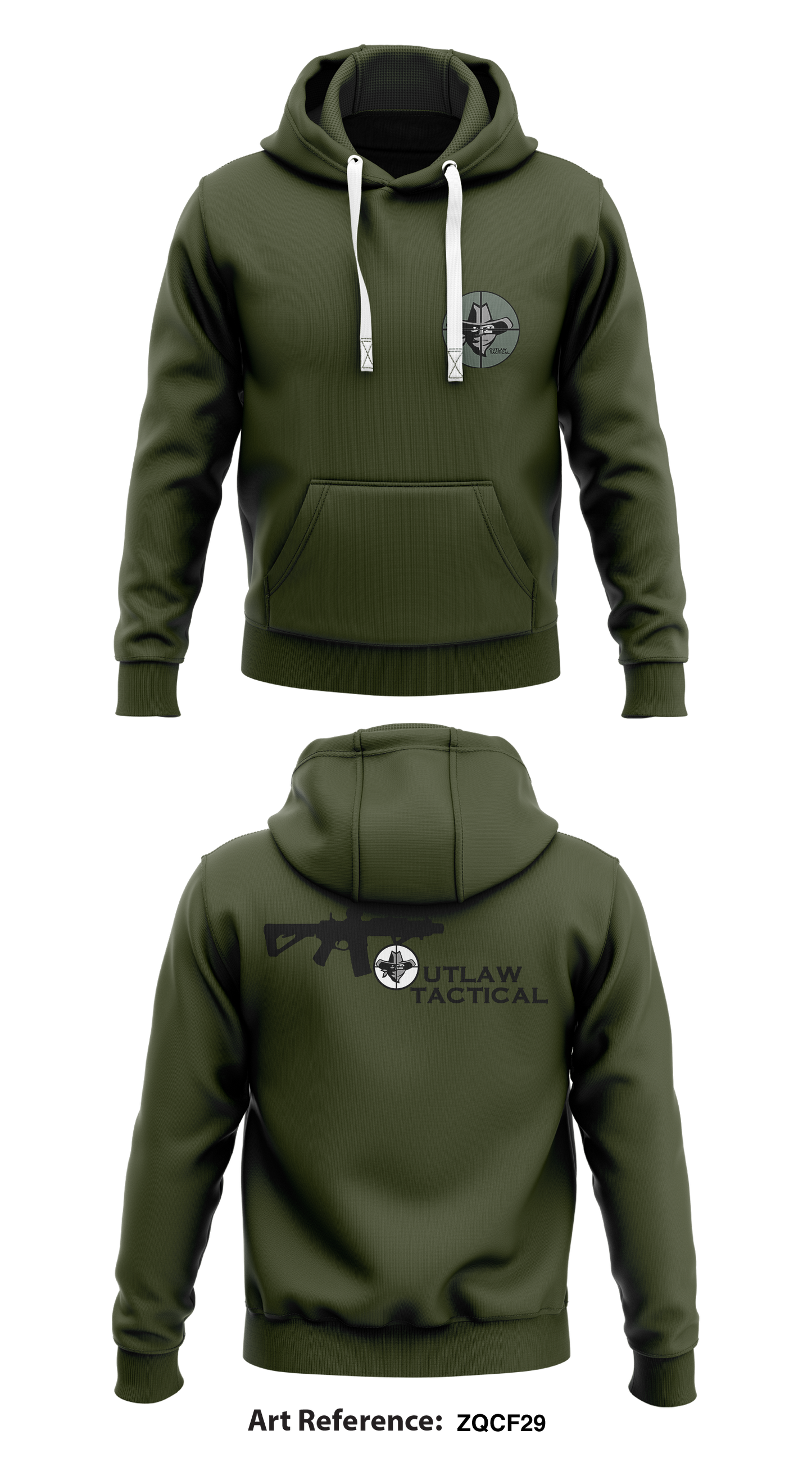 Outlaw Tactical Store 1 Core Men's Hooded Performance Sweatshirt - zQCf29