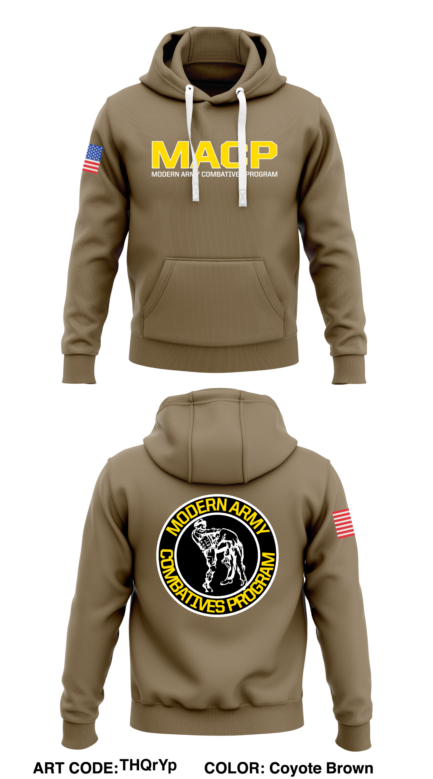 Modern Army Combatives Program Store 1 Core Men's Hooded Performance Sweatshirt - THQrYp