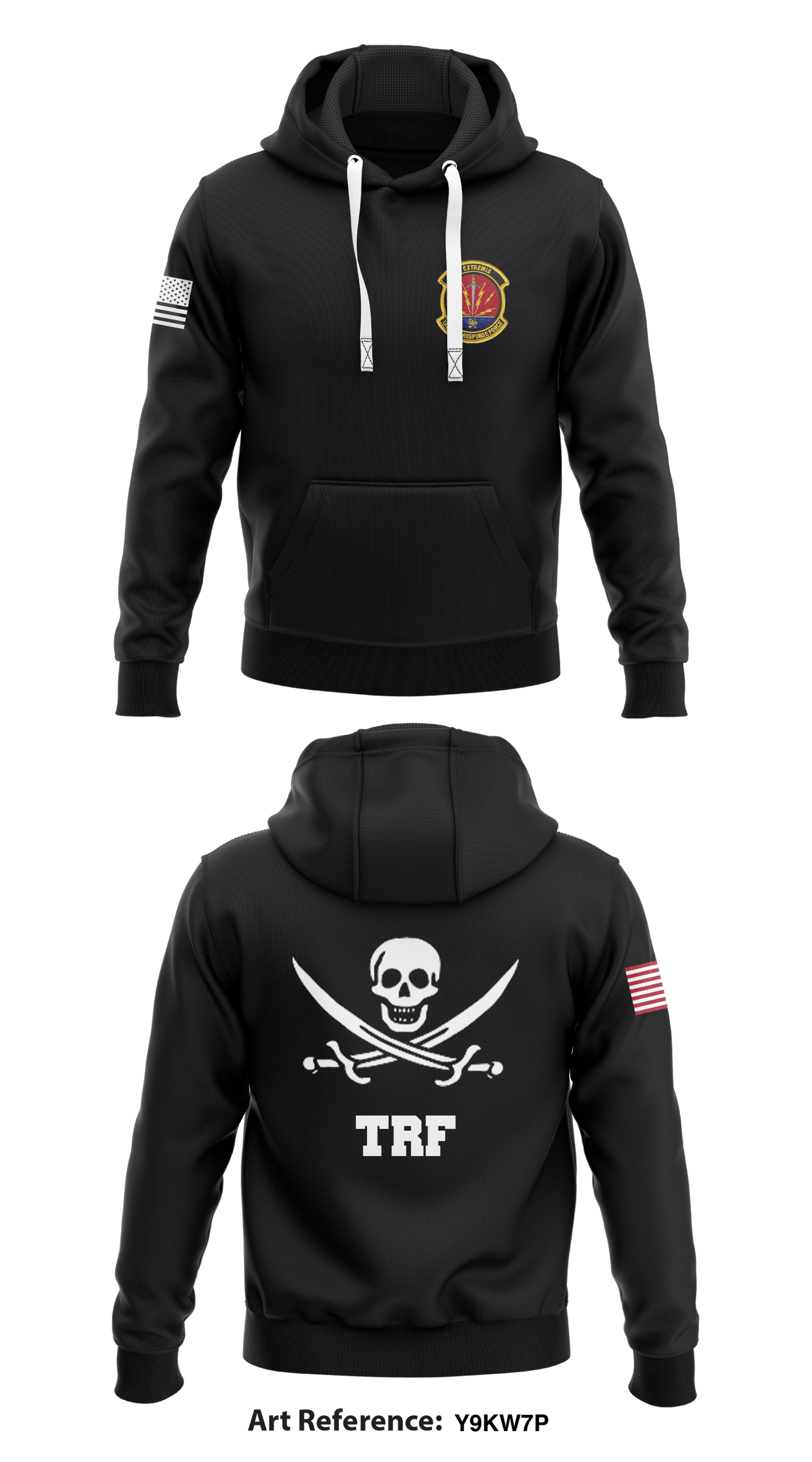 Tactical Response Force Store 1 Core Men's Hooded Performance Sweatshirt - Y9kw7P