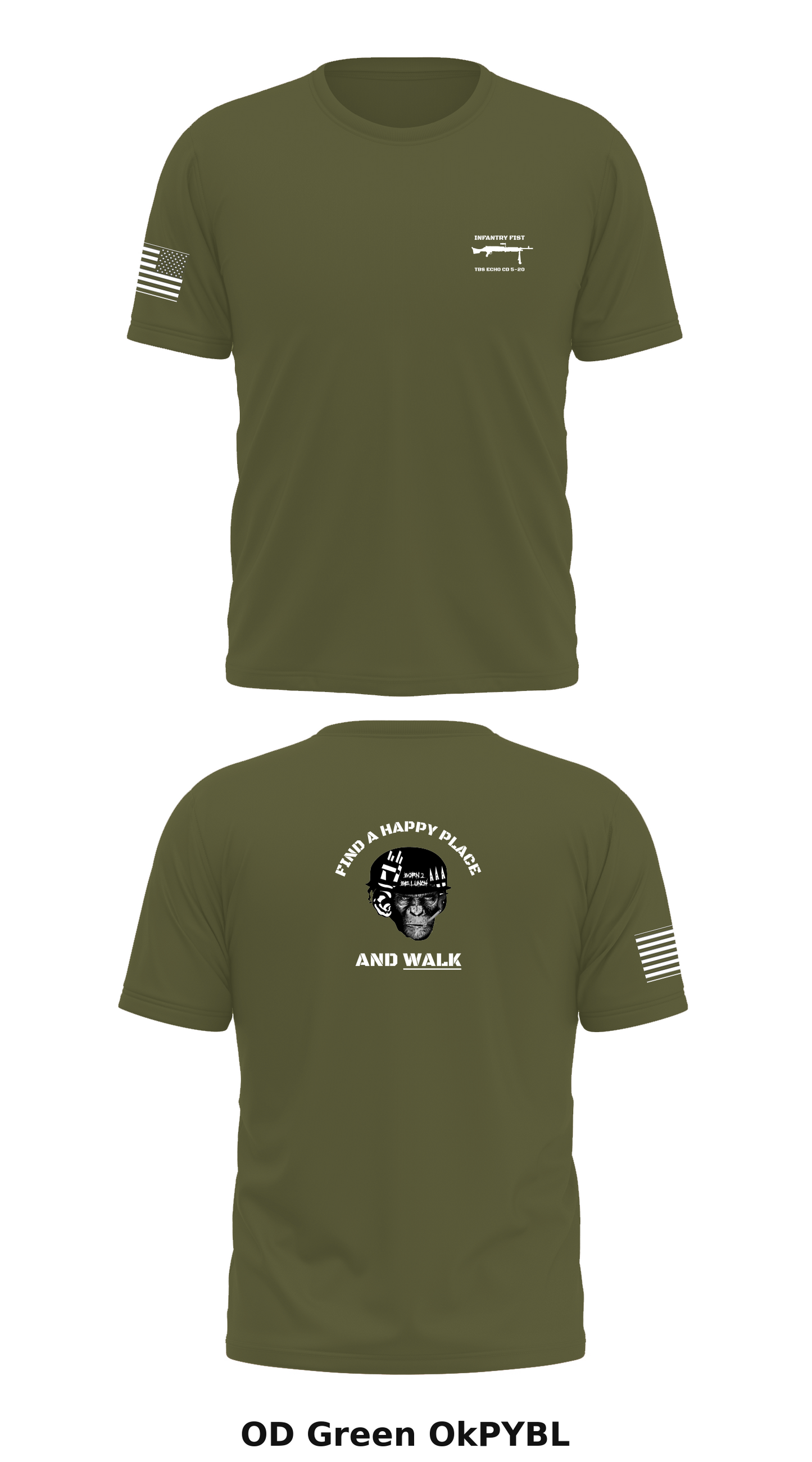 TBS Echo Co 1st Plt Store 1 Core Men's SS Performance Tee - OkPYBL