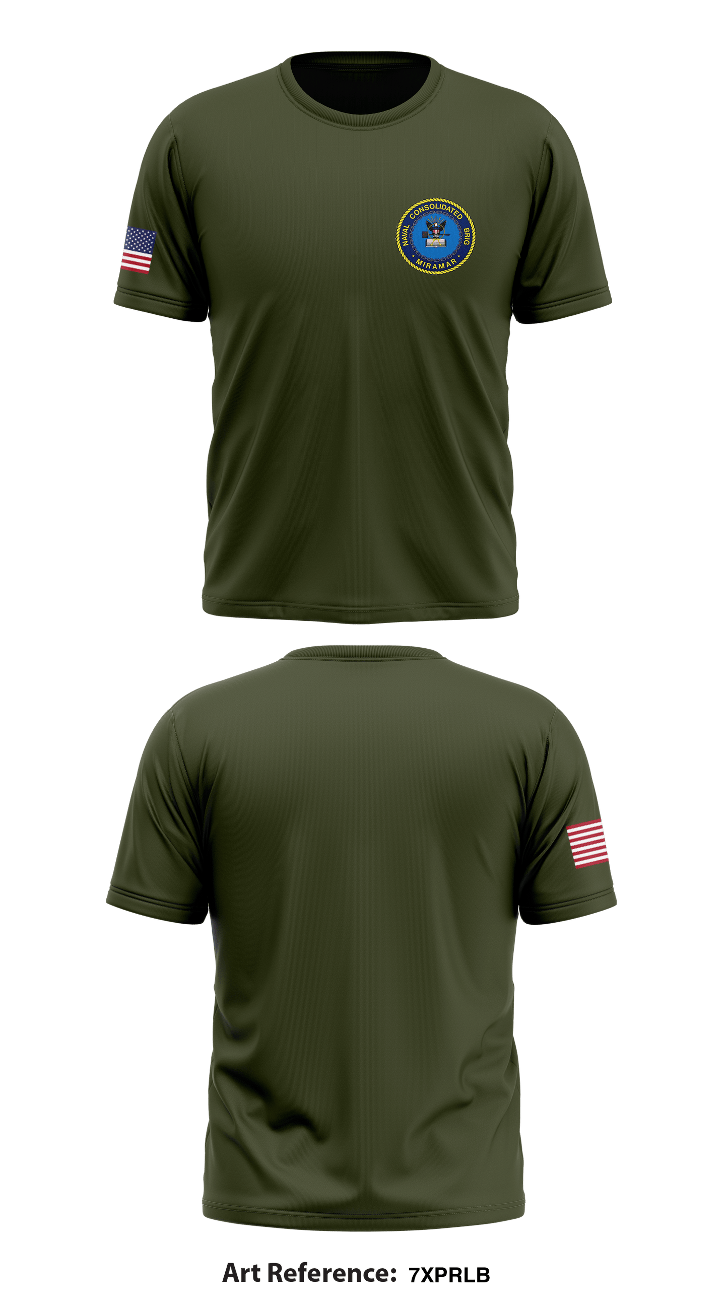 Naval Consolidated Brig Miramar Store 1 Core Men's SS Performance Tee - 7xPrlB