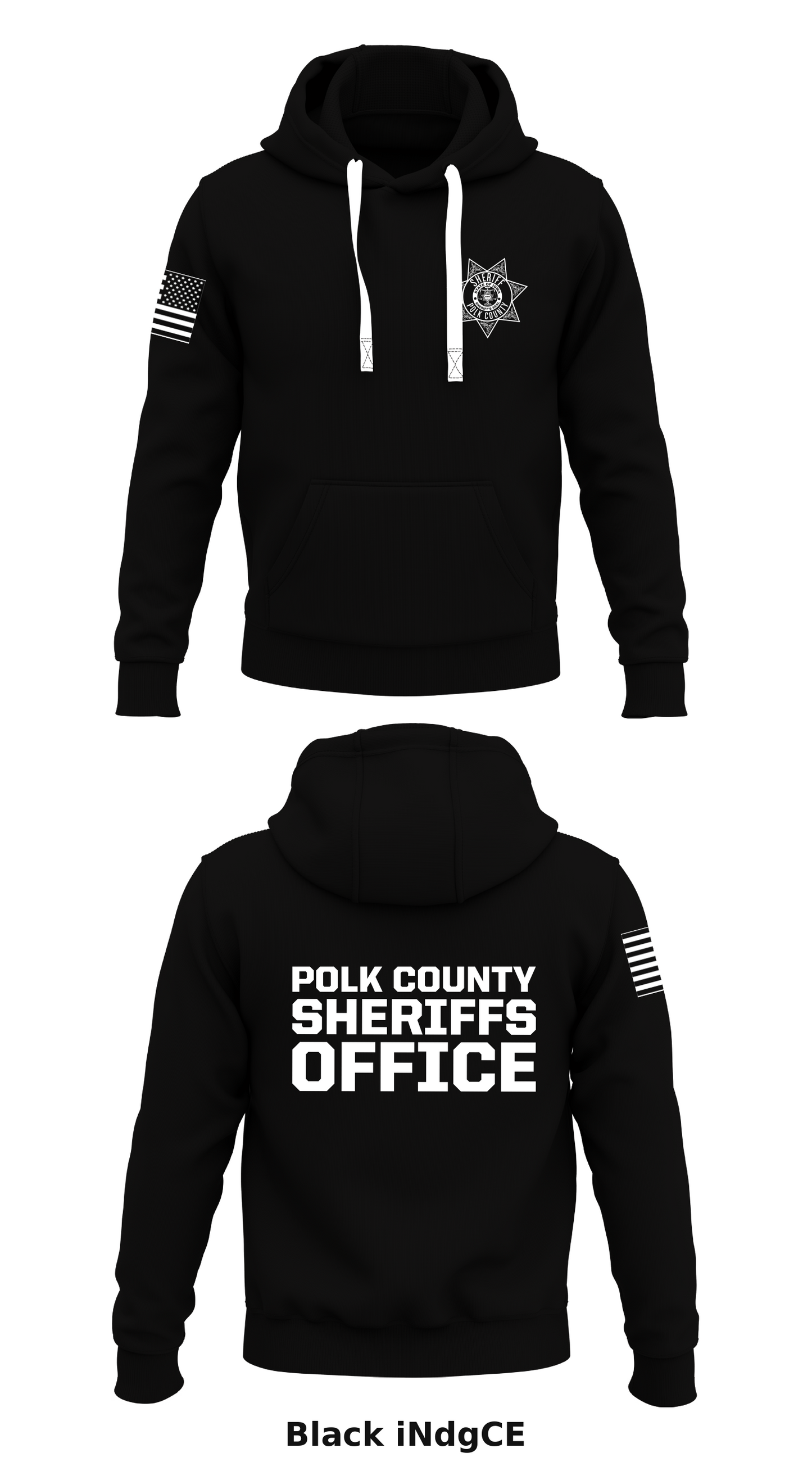 Polk county sheriffs office Store 1 Core Men's Hooded Performance Sweatshirt - iNdgCE