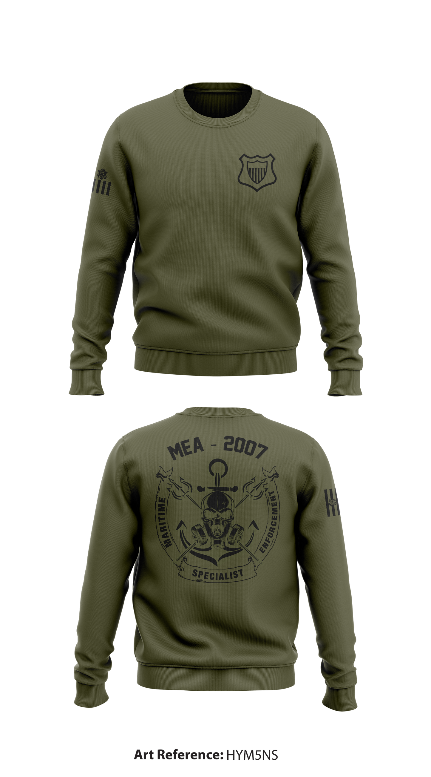 ME A school 2007 Core Men's Crewneck Performance Sweatshirt - hym5nS