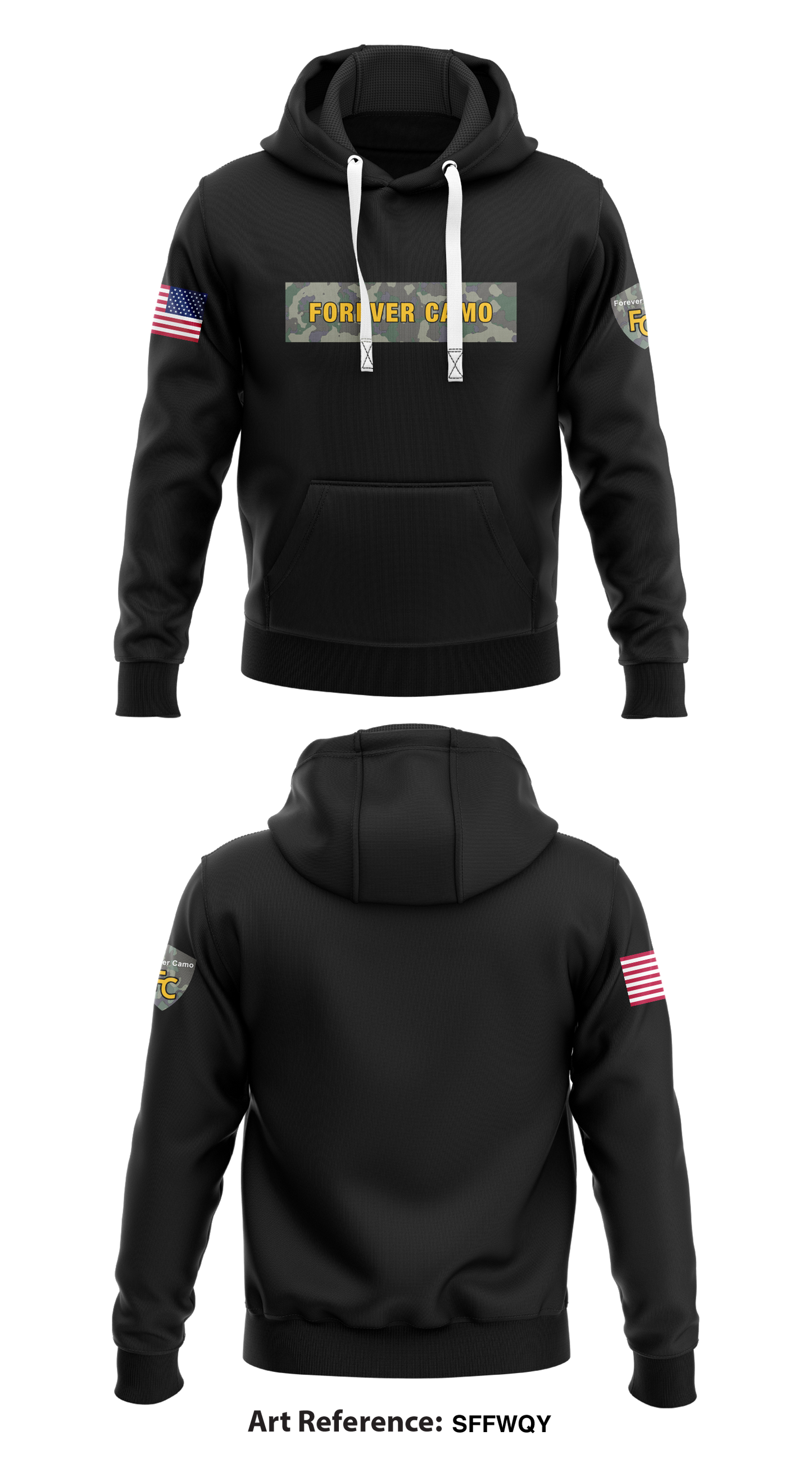 Forever Camo Store 1 Core Men's Hooded Performance Sweatshirt - sfFWqy