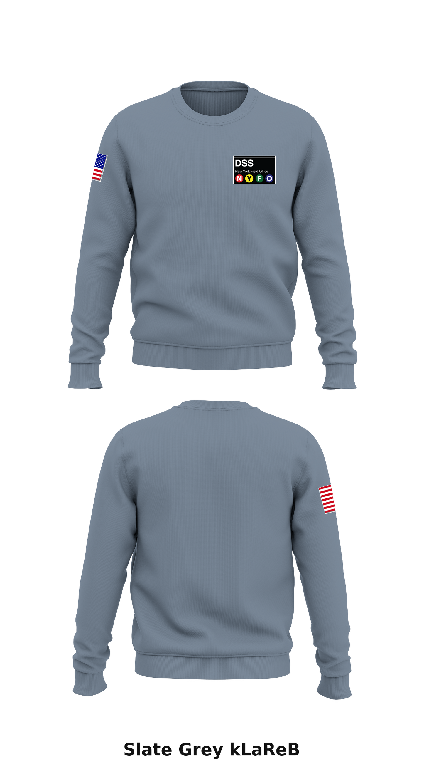 DSS NYFO Store 1 Core Men's Crewneck Performance Sweatshirt - kLaReB