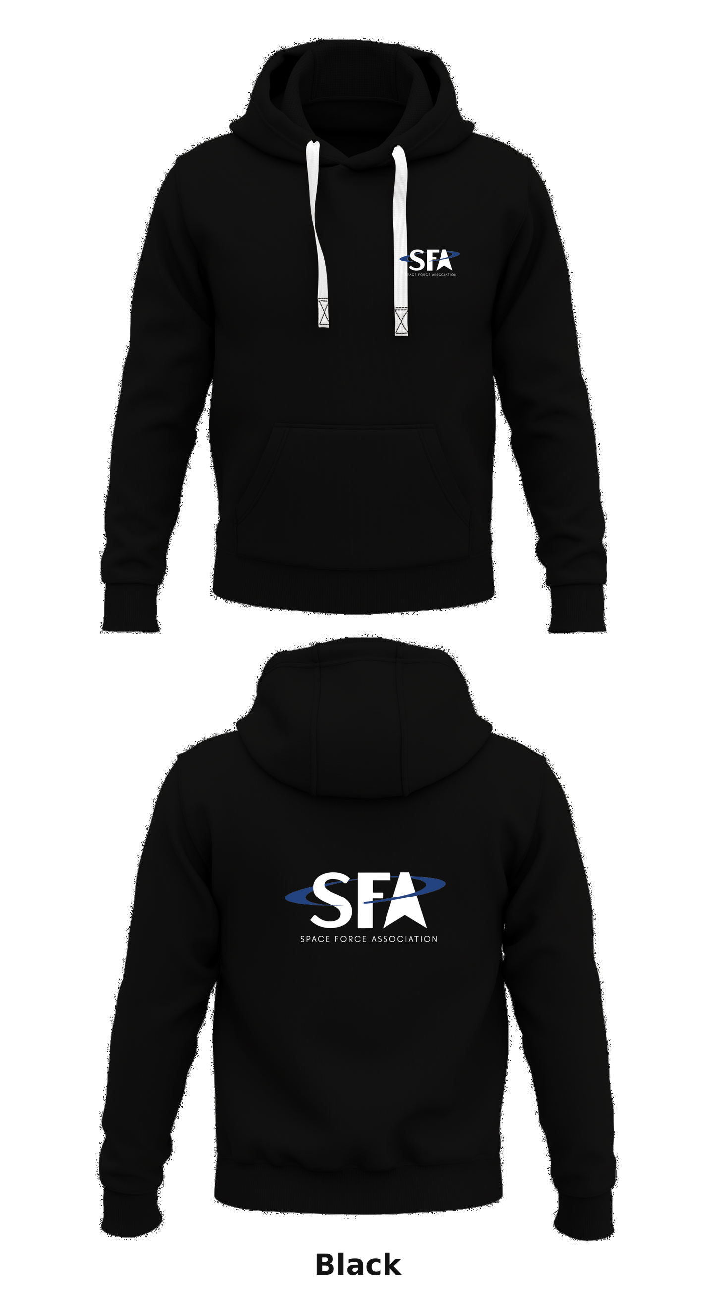 Space Force Association Store 1 Core Men's Hooded Performance Sweatshirt - 41384637378
