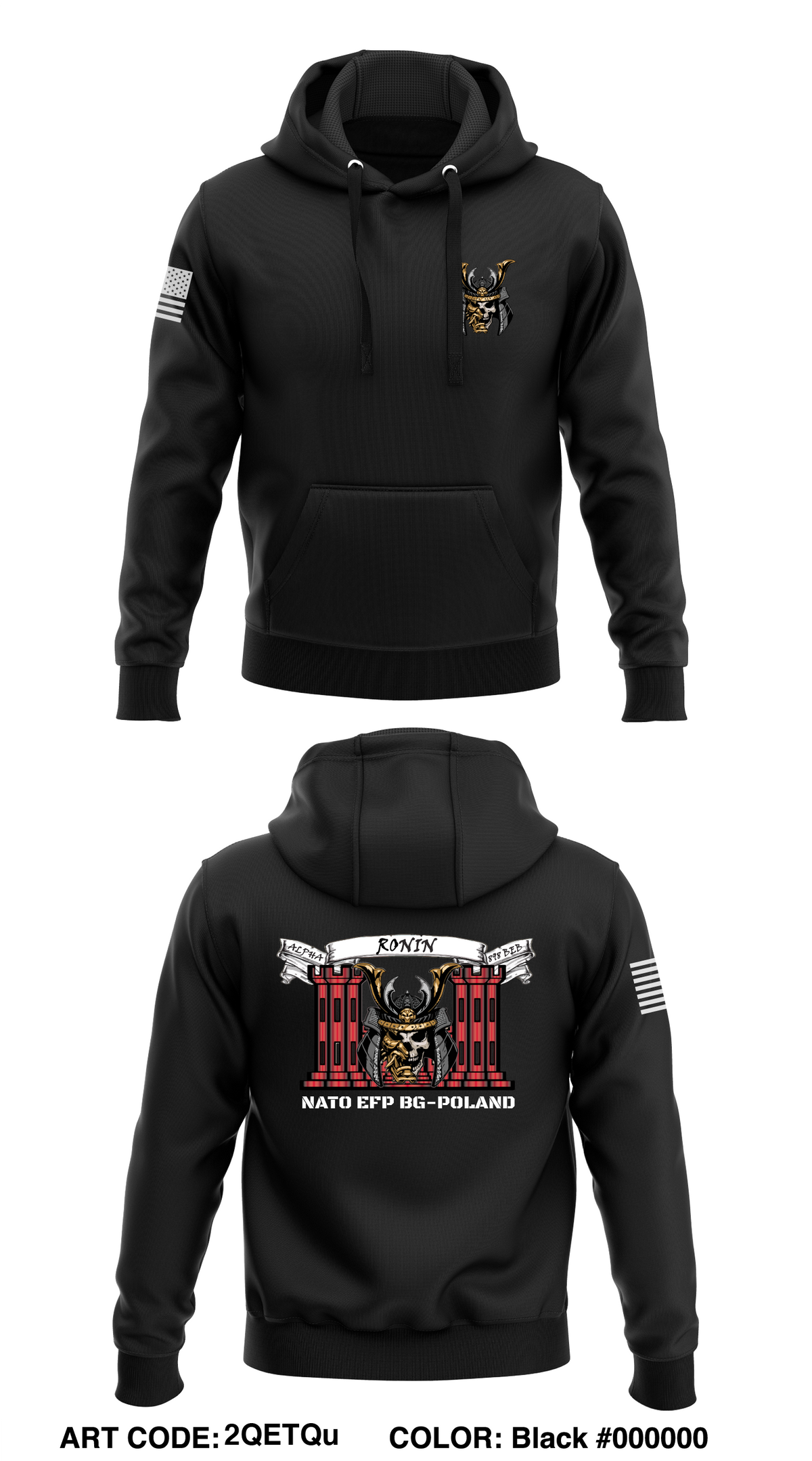 1/A/898 BEB RONIN Store 1 Core Men's Hooded Performance Sweatshirt - 2QETQu