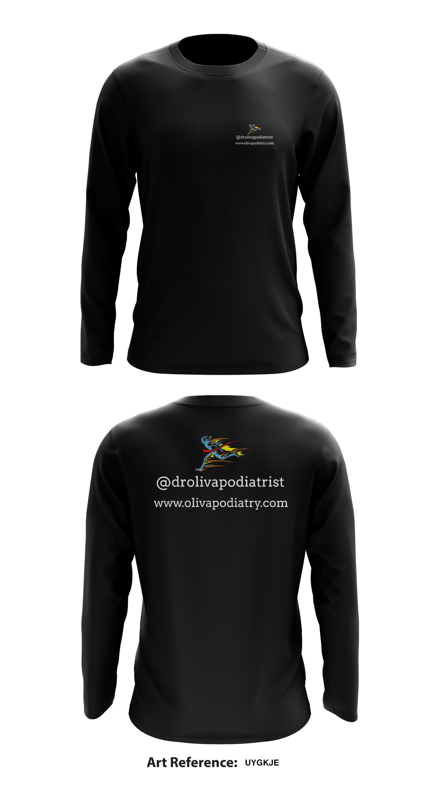 Oliva Podiatry Store 1 Core Men's LS Performance Tee - uyGkJE