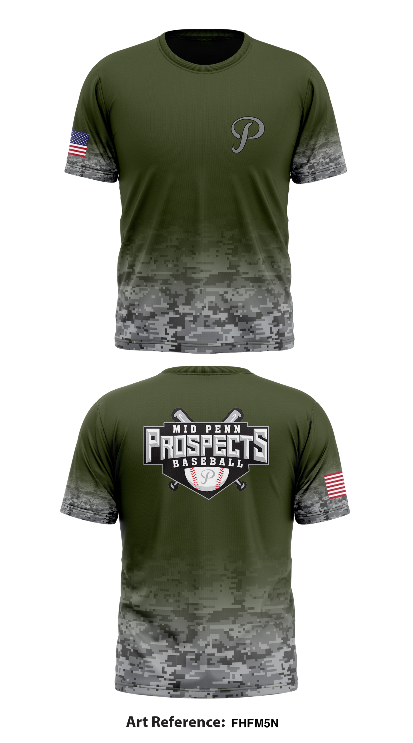 Mid Penn Prospects Store 1 Core Men's SS Performance Tee - fHFM5N