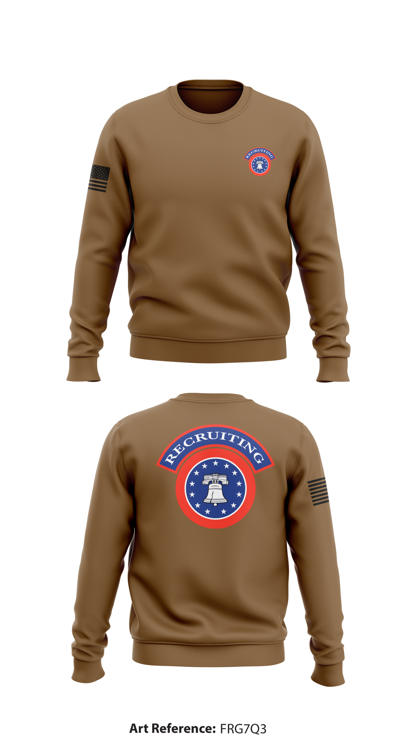 Aurora Recruiting Store 1 Core Men's Crewneck Performance Sweatshirt - FRG7Q3