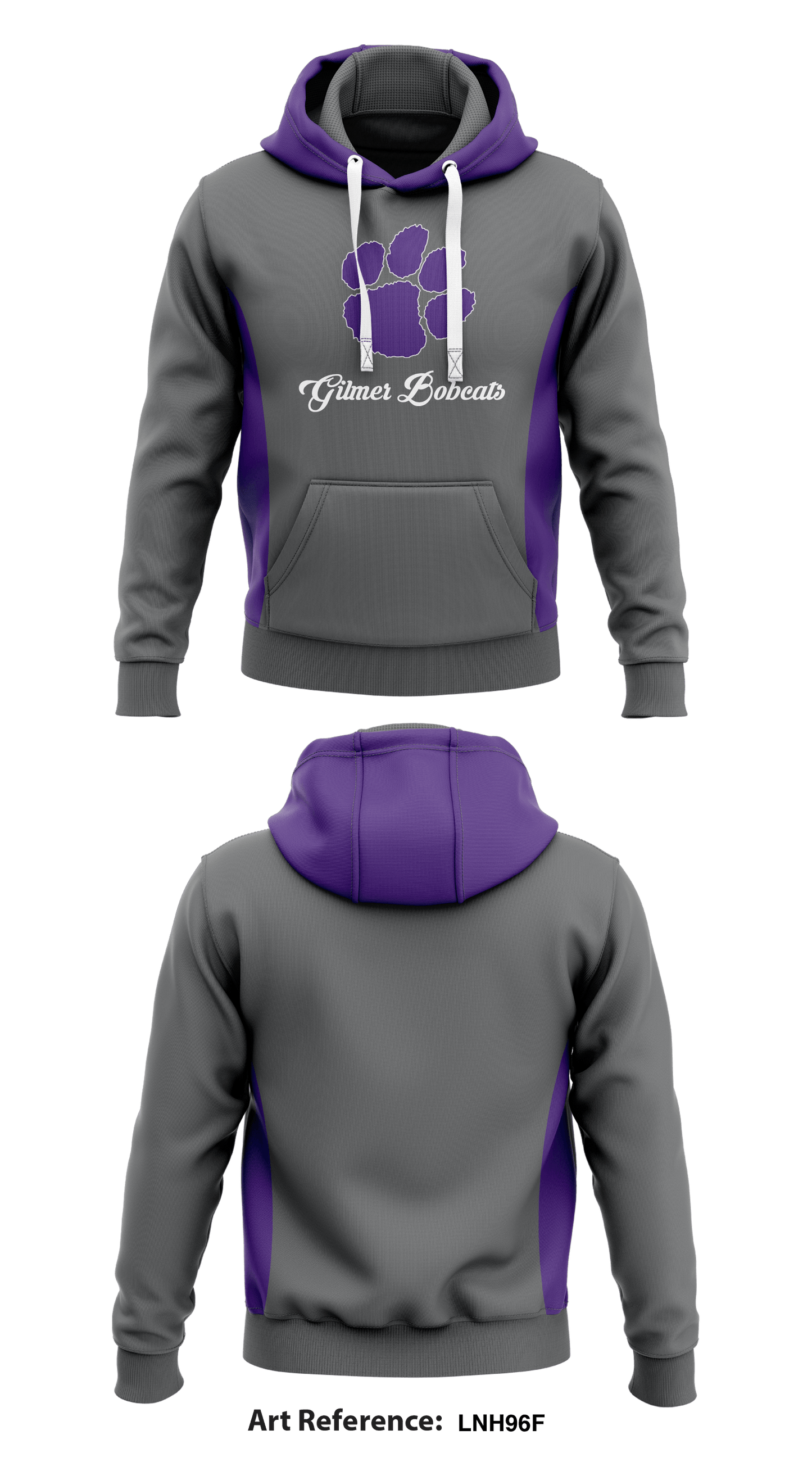 Gilmer Bobcats Store 1 Core Men's Hooded Performance Sweatshirt - LNh96f