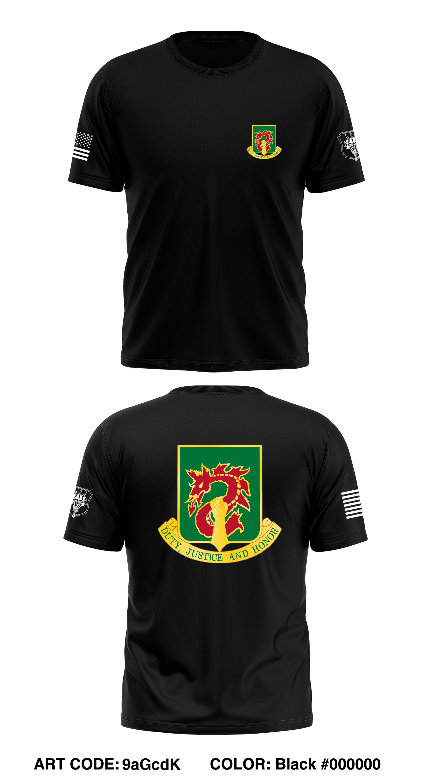 504th MP BN Store 1 Core Men's SS Performance Tee - 9aGcdK