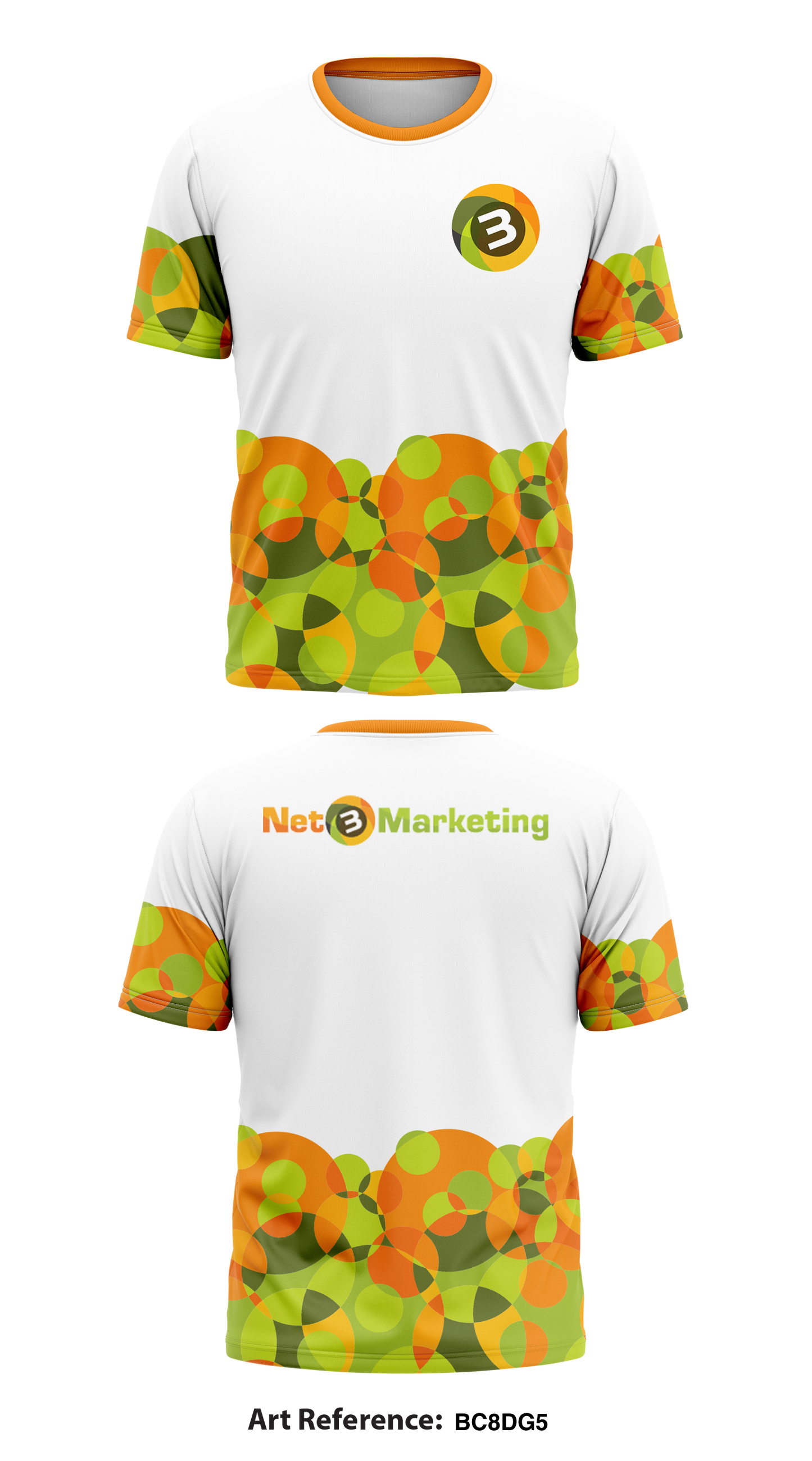 Net 3 Marketing Store 1 Core Men's SS Performance Tee - bC8dG5