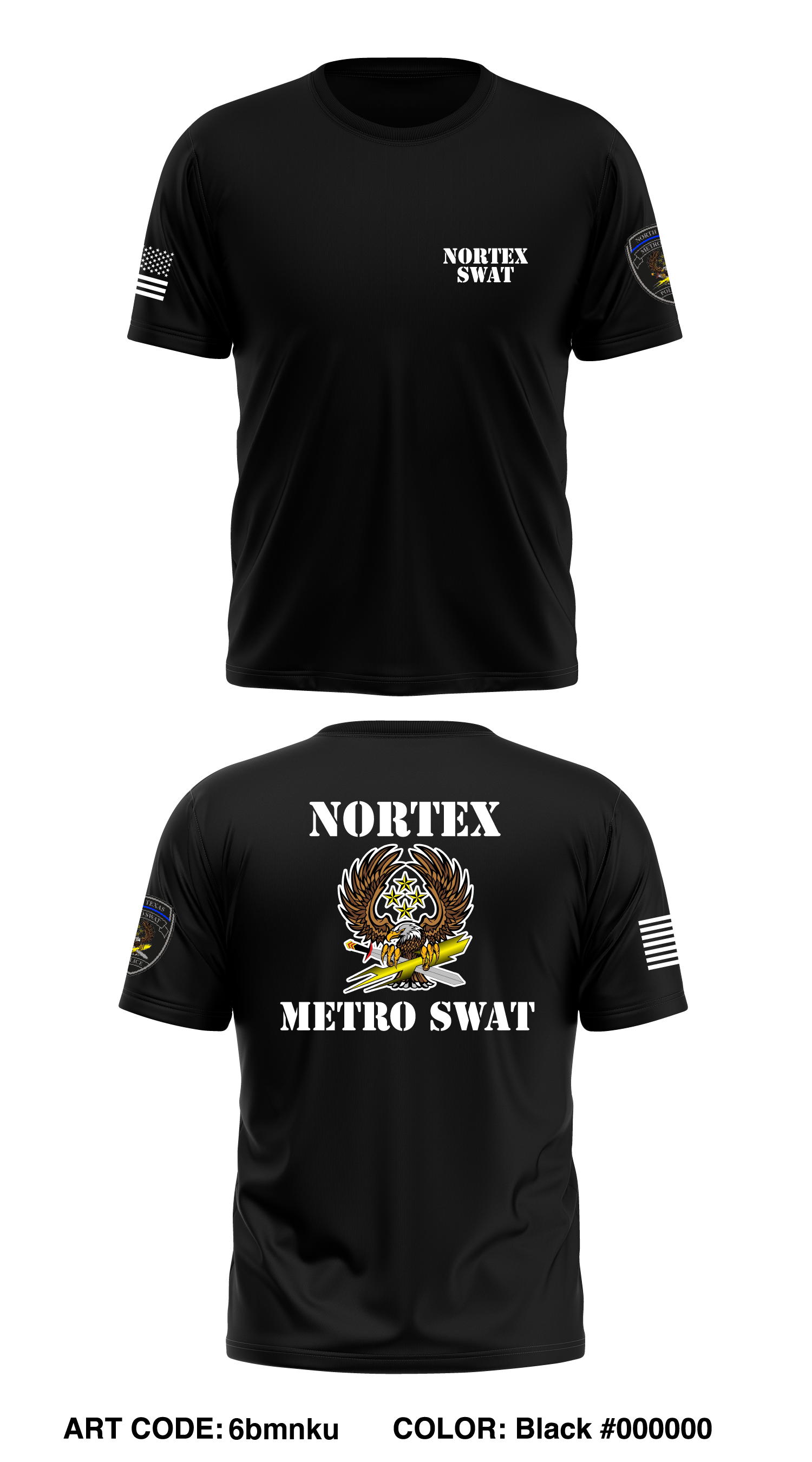 NORTEX SWAT Store Core Men's SS Performance Tee 6bmnku – Emblem Athletic