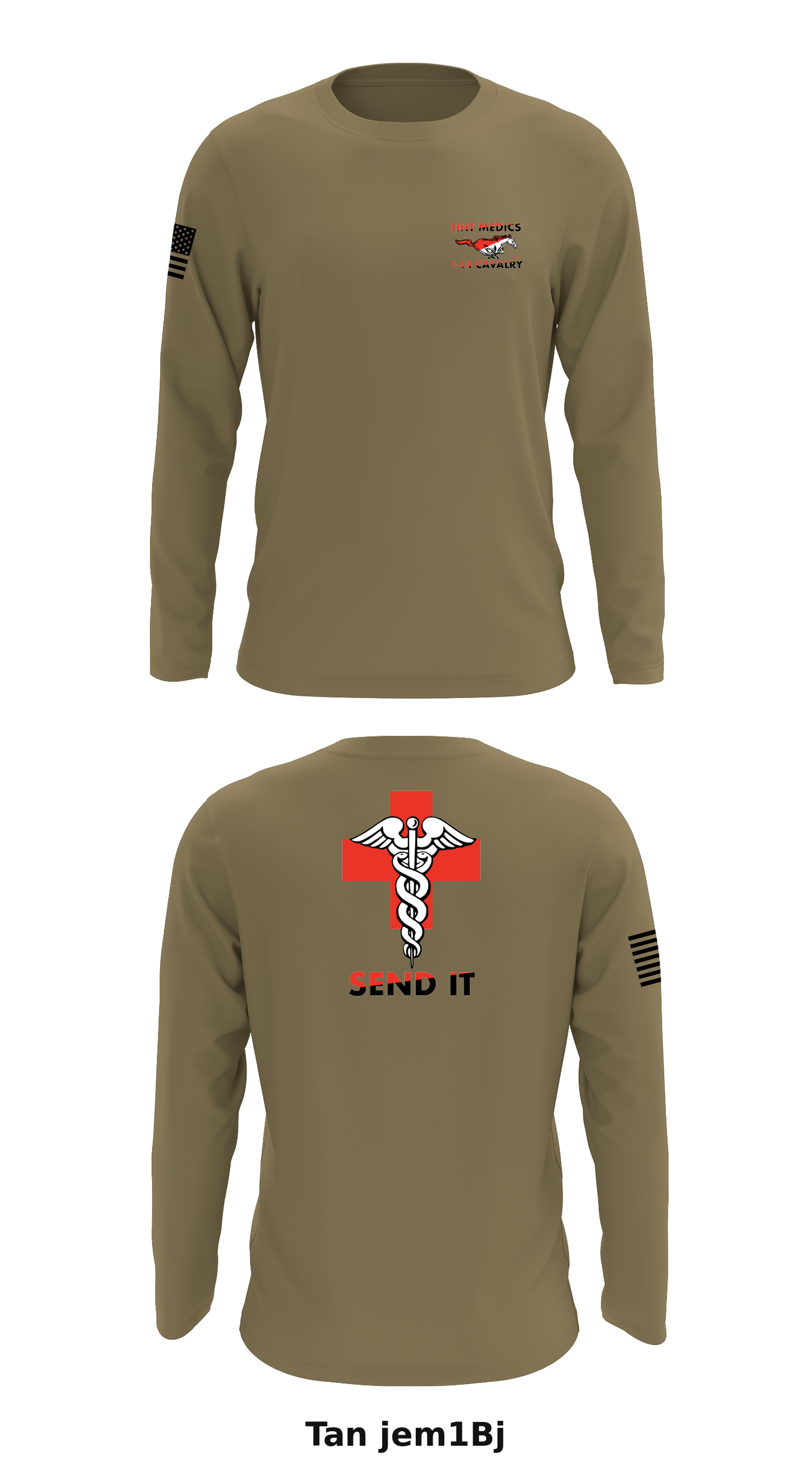 MEDICS1-14 Store 1 Core Men's LS Performance Tee - jem1Bj