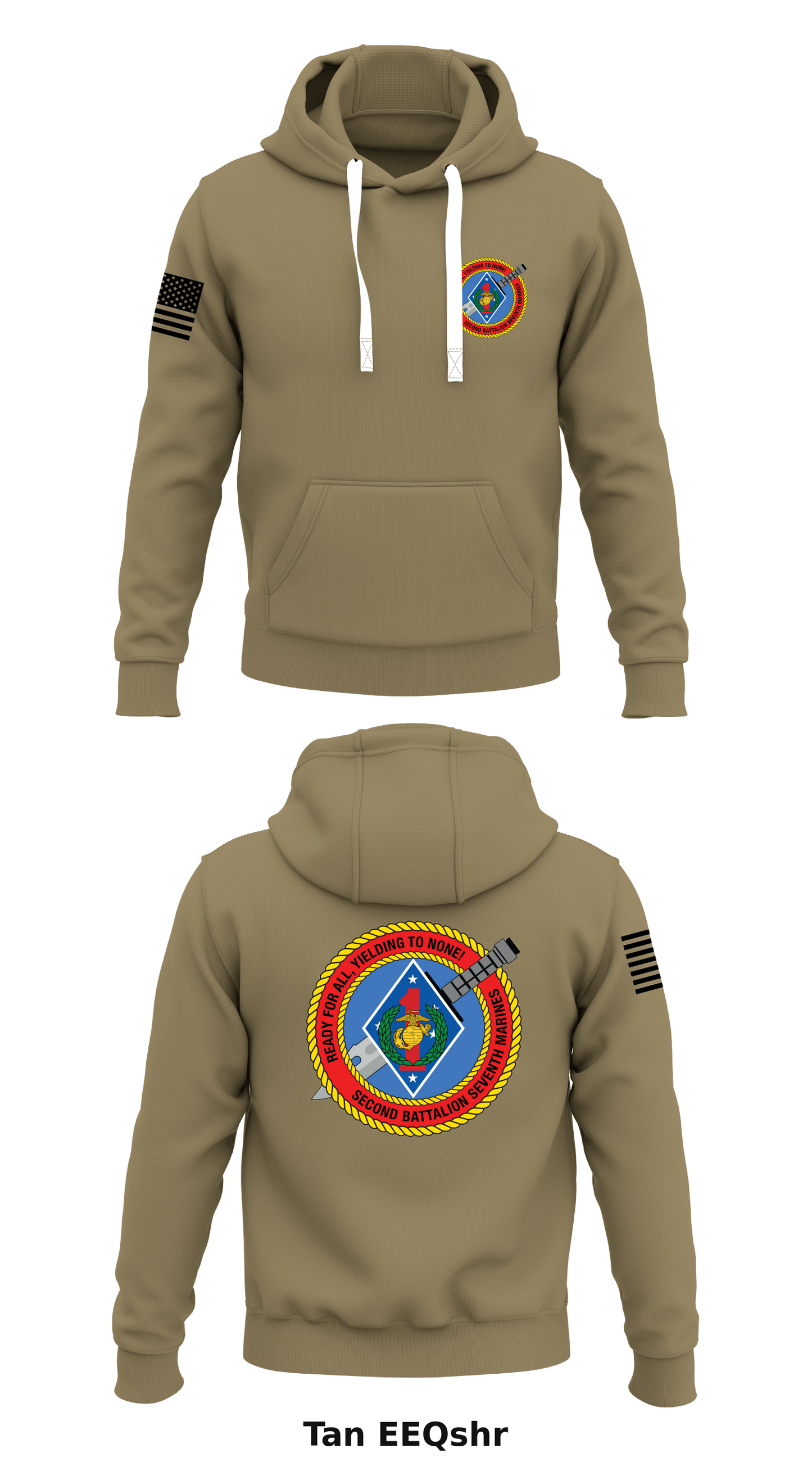 Echo company 2bn 7th marines Store 1 Core Men's Hooded Performance Sweatshirt - EEQshr