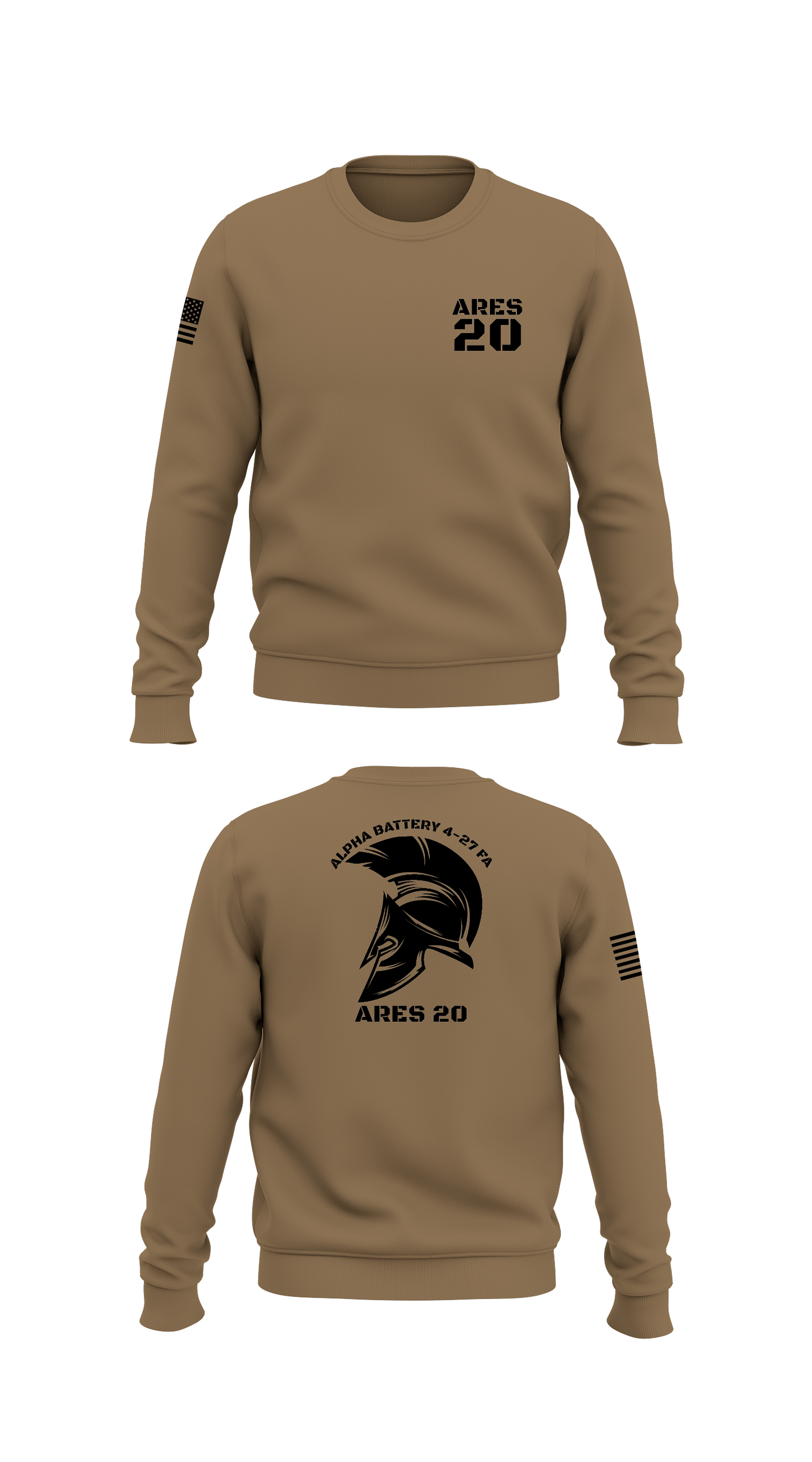 Alpha Battery 4-27 FA Store 1 Core Men's Crewneck Performance Sweatshirt - 65469940303