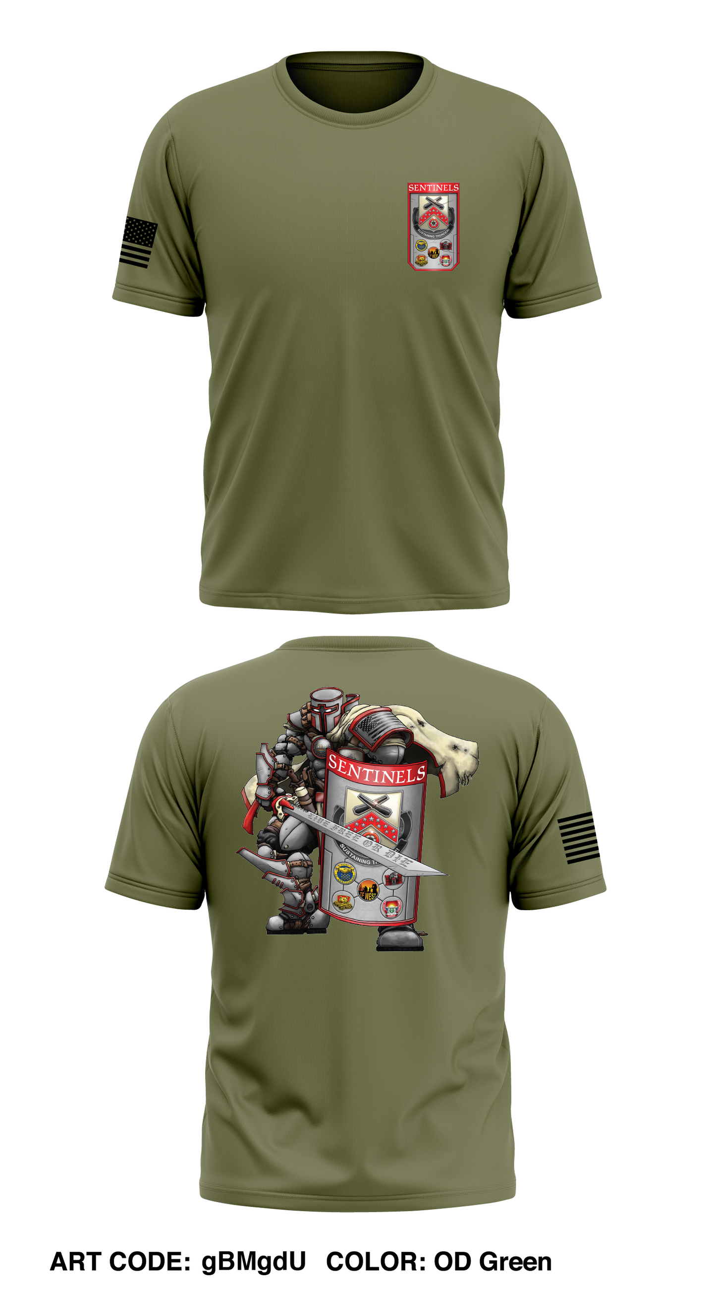 TF West Sentinels Store 1 Core Men's SS Performance Tee - gBMgdU