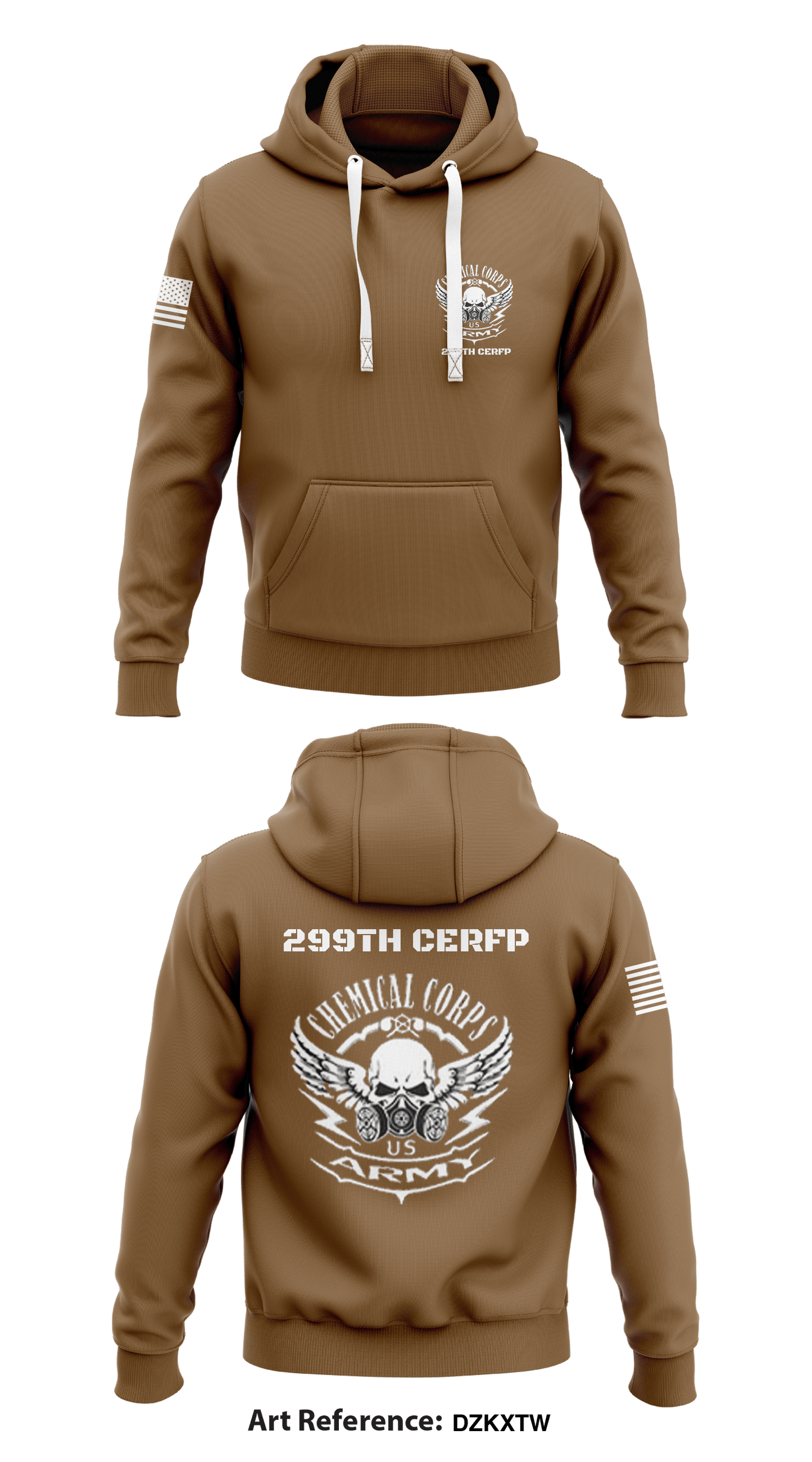 299th. Chemical Company Store 1 Core Men's Hooded Performance Sweatshirt - DZkXTw