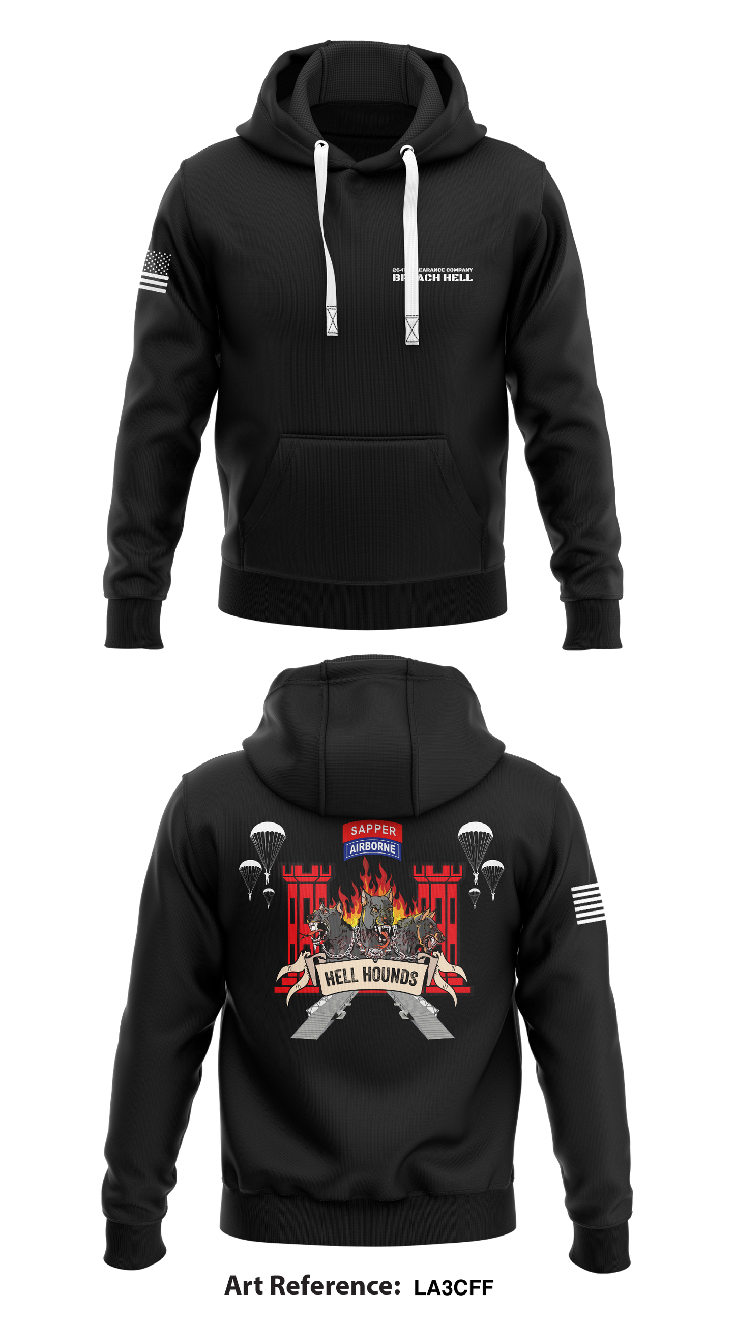 Hell Hounds Store 1 Core Men's Hooded Performance Sweatshirt - LA3CFf