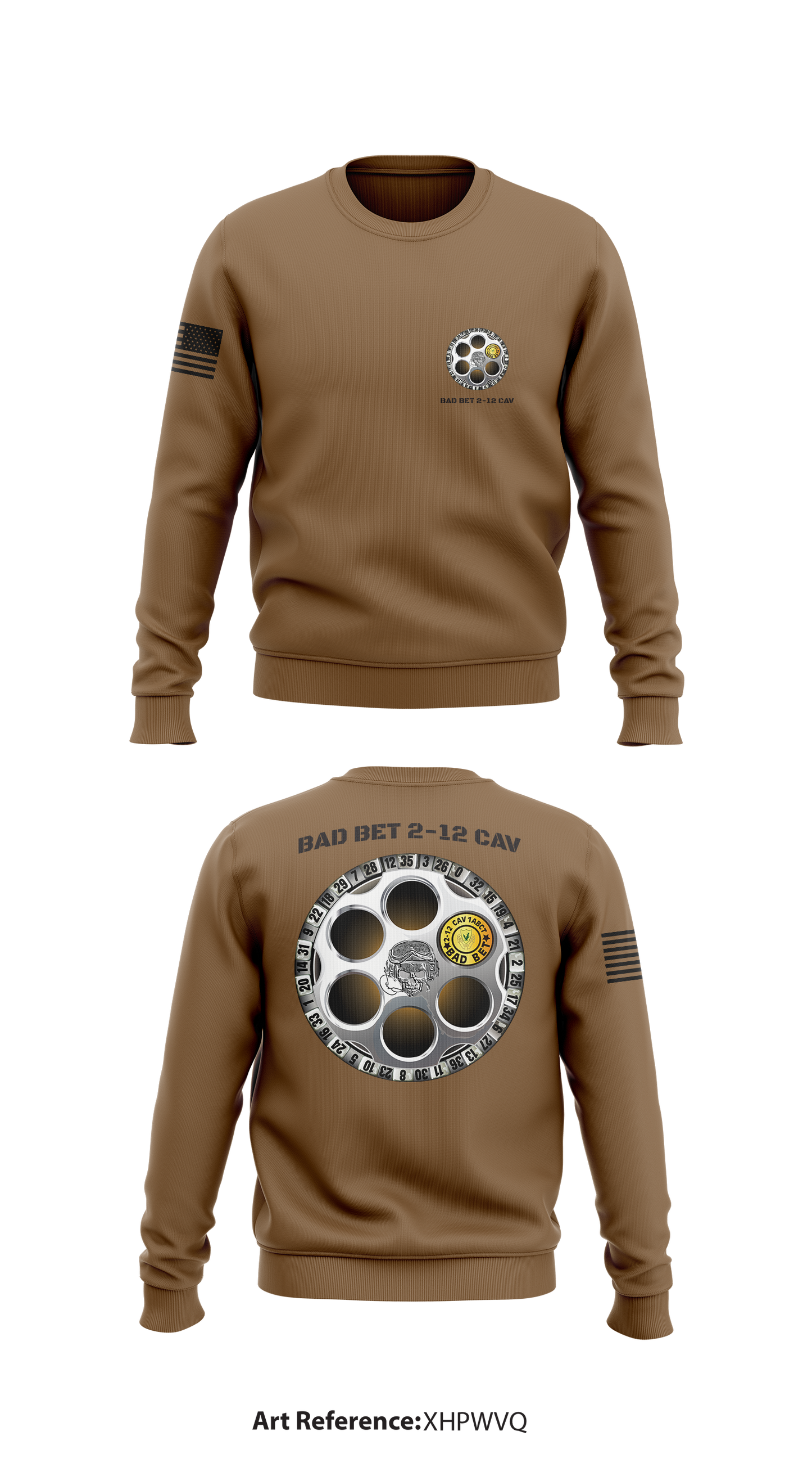 Bad Bet 2-12 CAV Store 1 Core Men's Crewneck Performance Sweatshirt - XHPWvQ