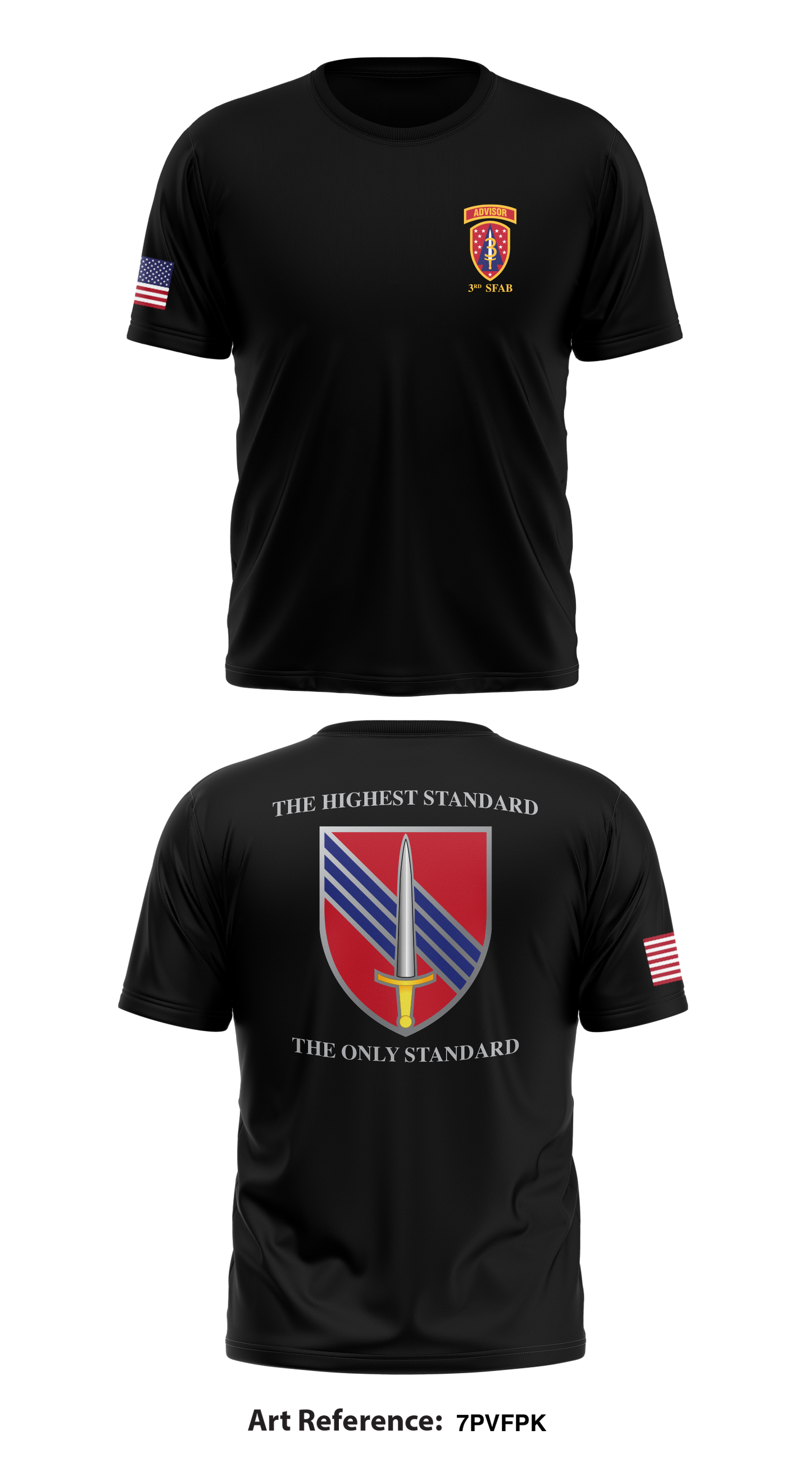 3 SFAB Store 1 Core Men's SS Performance Tee - 7PvfPk