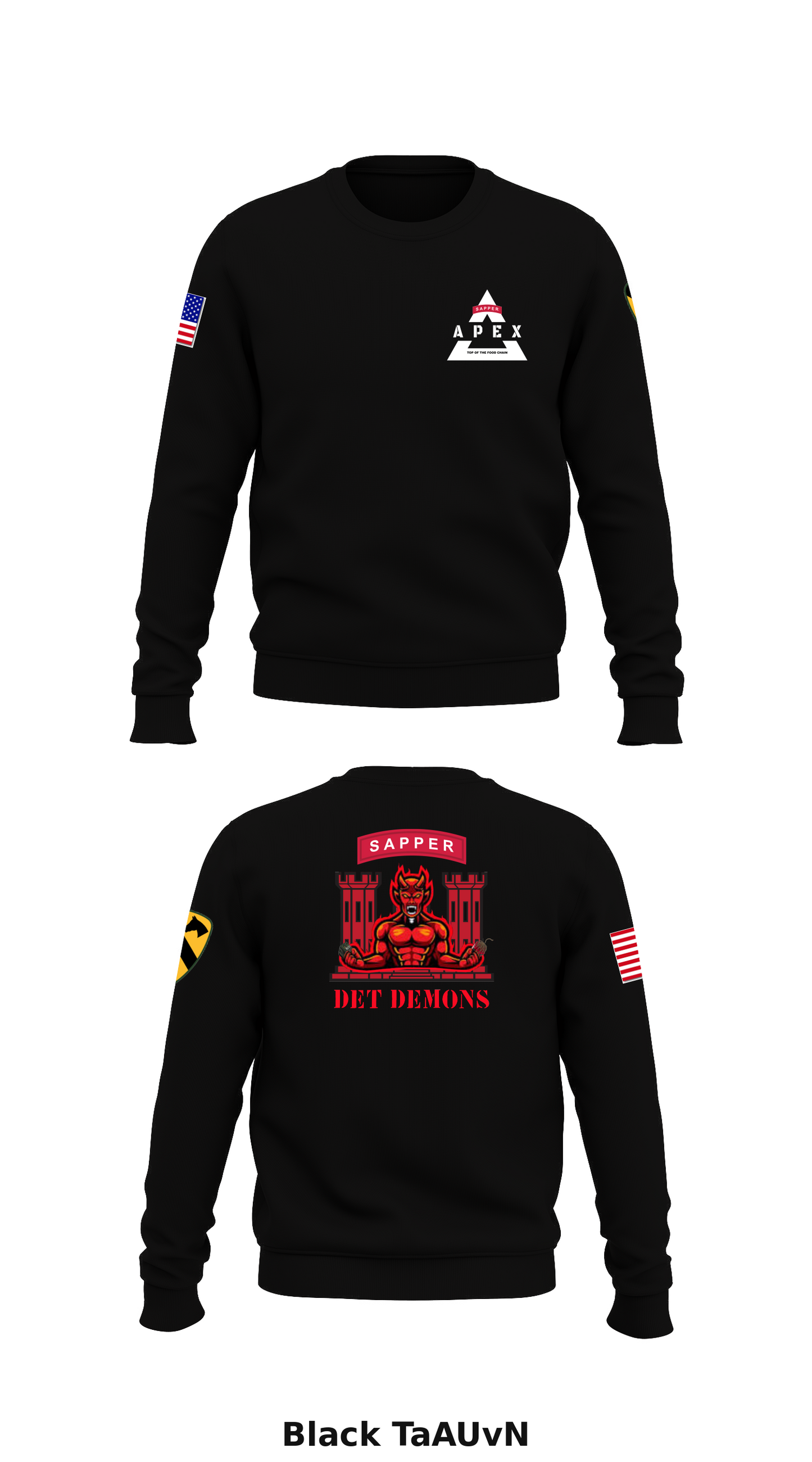 A co, 91st EN BN Store 1 Core Men's Crewneck Performance Sweatshirt - TaAUvN