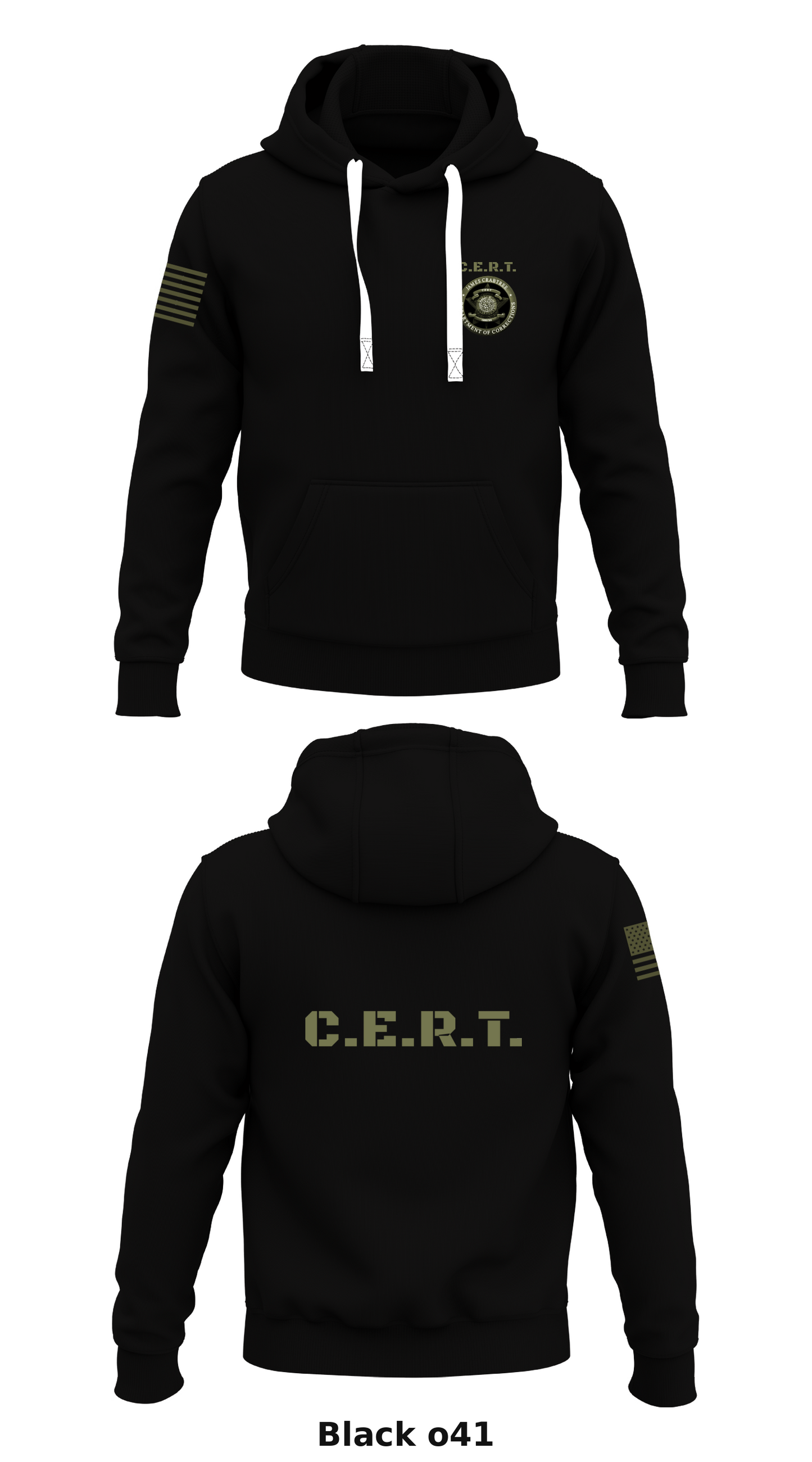 C.E.R.T. Store 1 Core Men's Hooded Performance Sweatshirt - o41