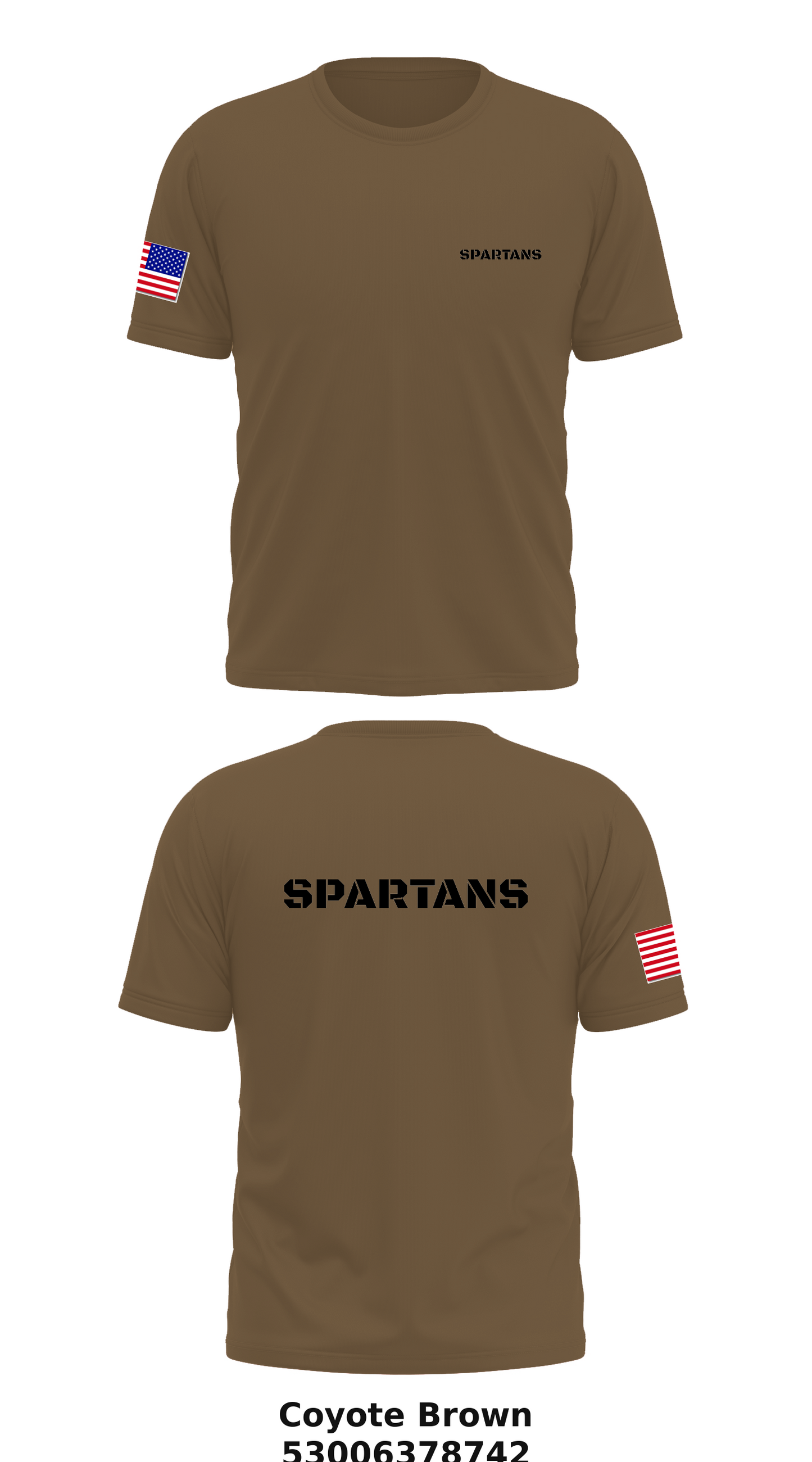 Spartans Store 4 Core Men's SS Performance Tee - 53006378742