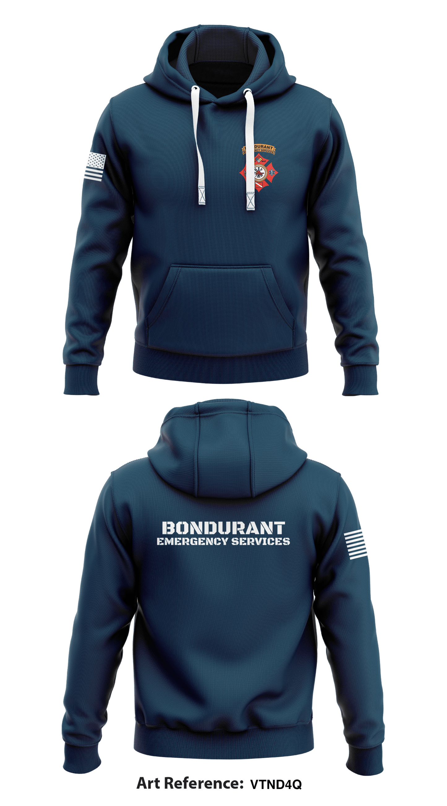 Bondurant Emergency Services Store 1 Core Men's Hooded Performance Sweatshirt - VtNd4q