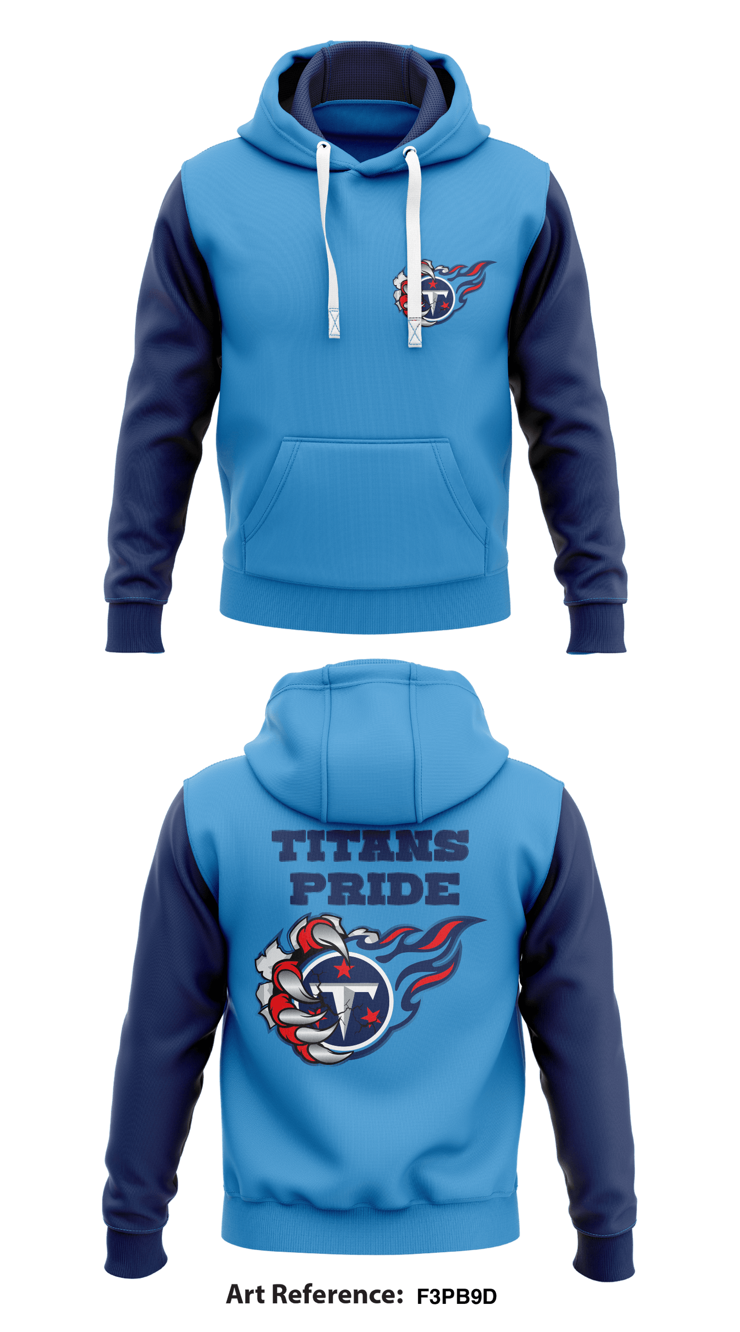North Tampa Titans Store 1 Core Men's Hooded Performance Sweatshirt - F3pB9d