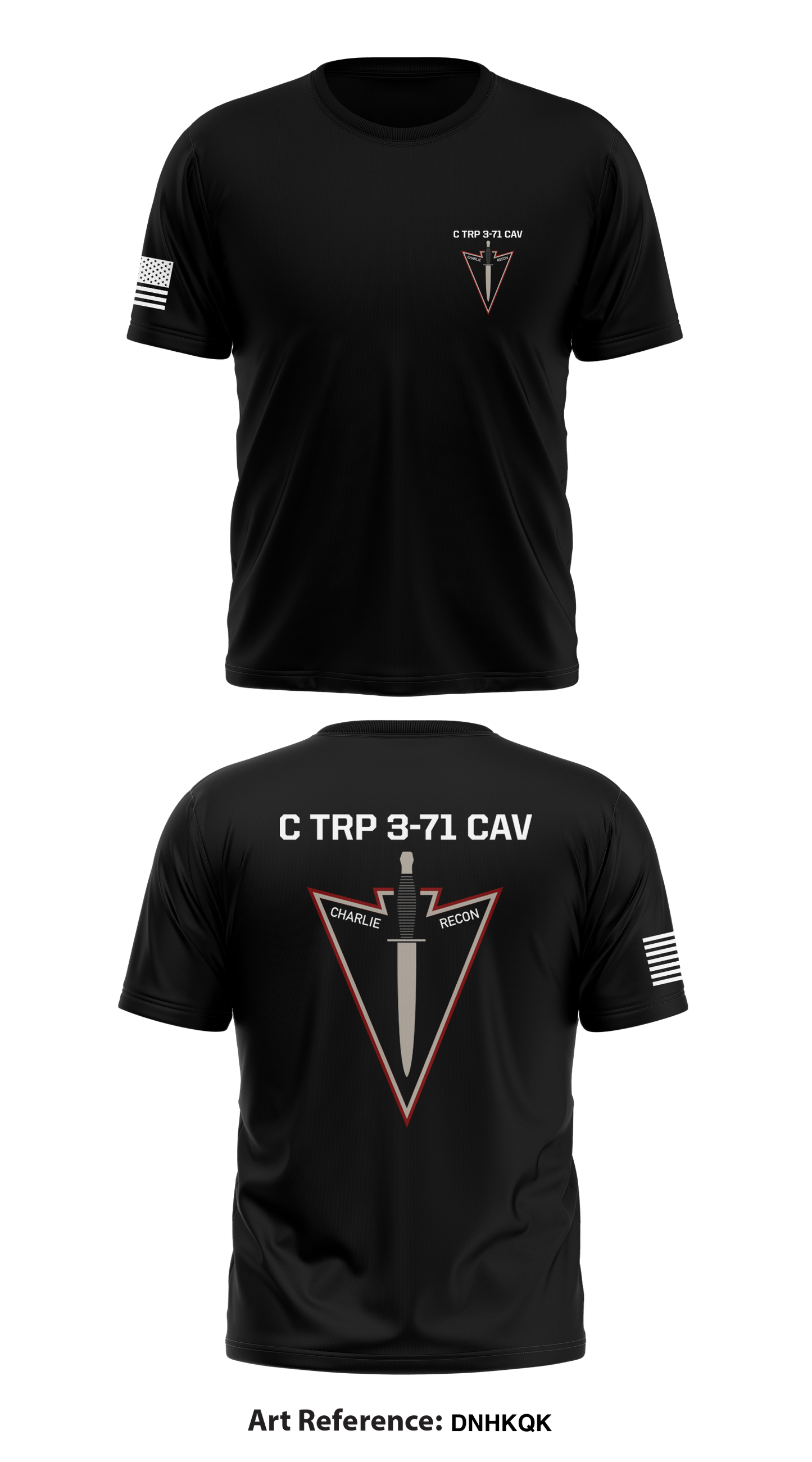 C TRP 3-71 CAV Store 1 Core Men's SS Performance Tee - DnhKQK